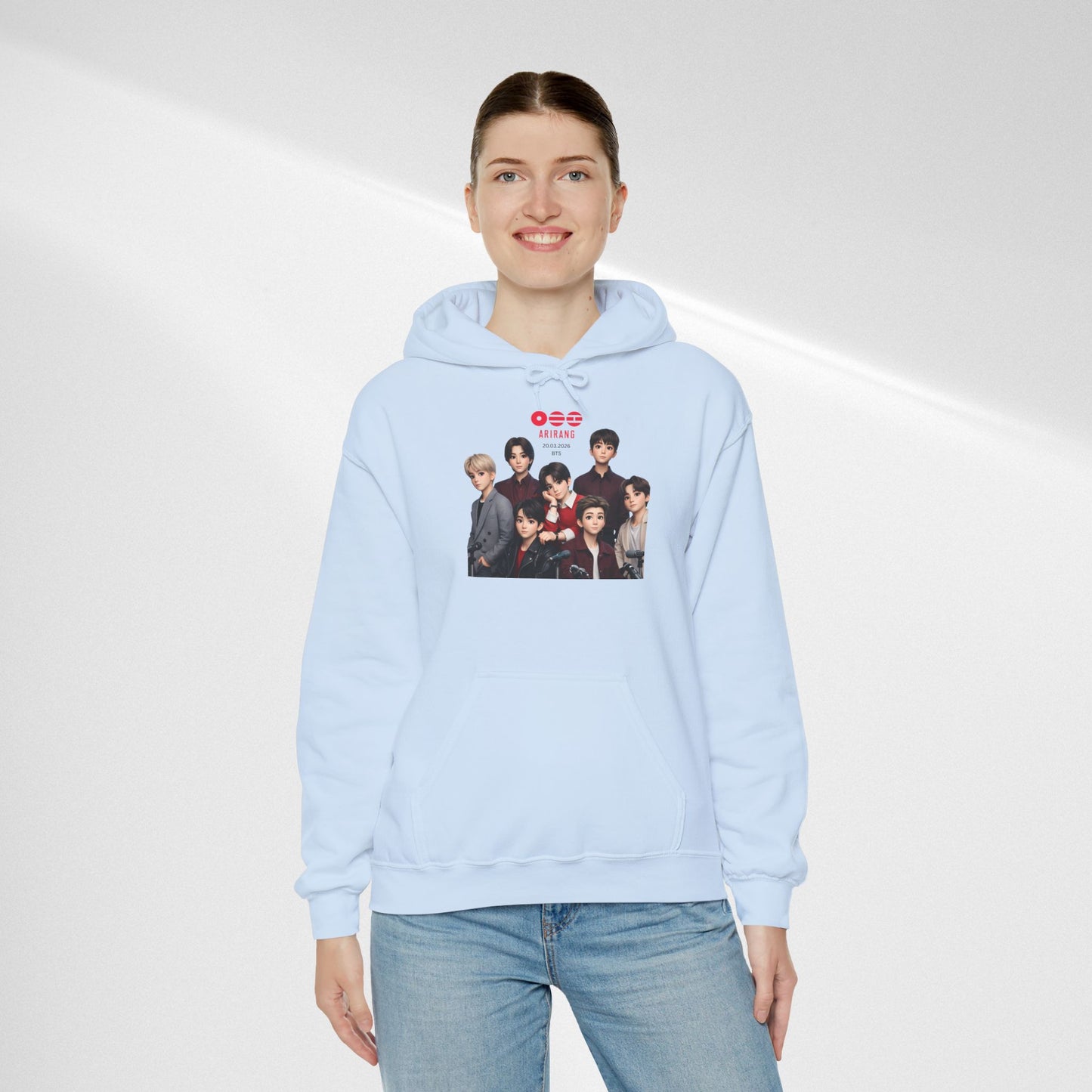 BTS Group Photo Hoodie – Korean Boy Band Pullover