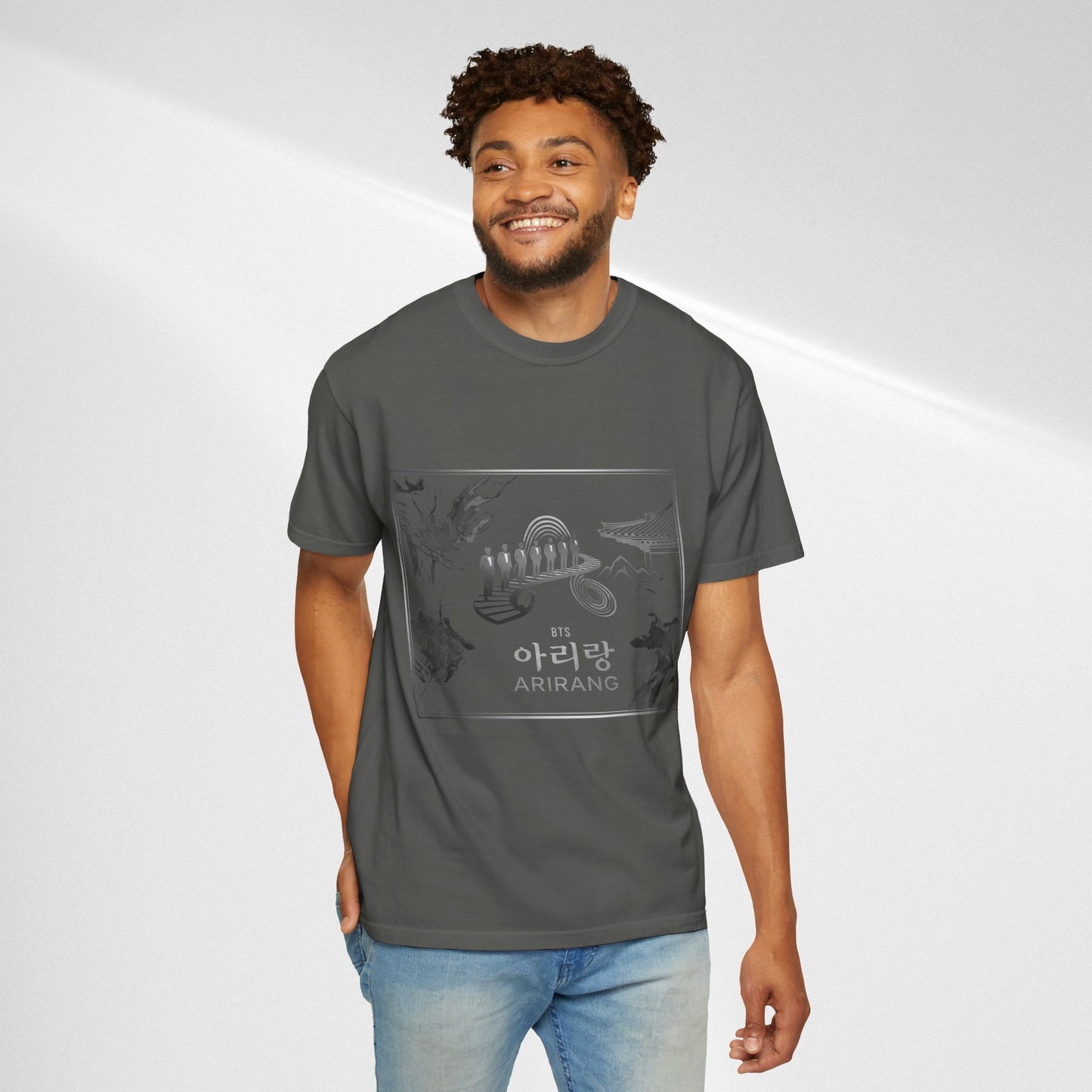 BTS Arirang Graphic T-Shirt — Korean Folklore Illustration Tee