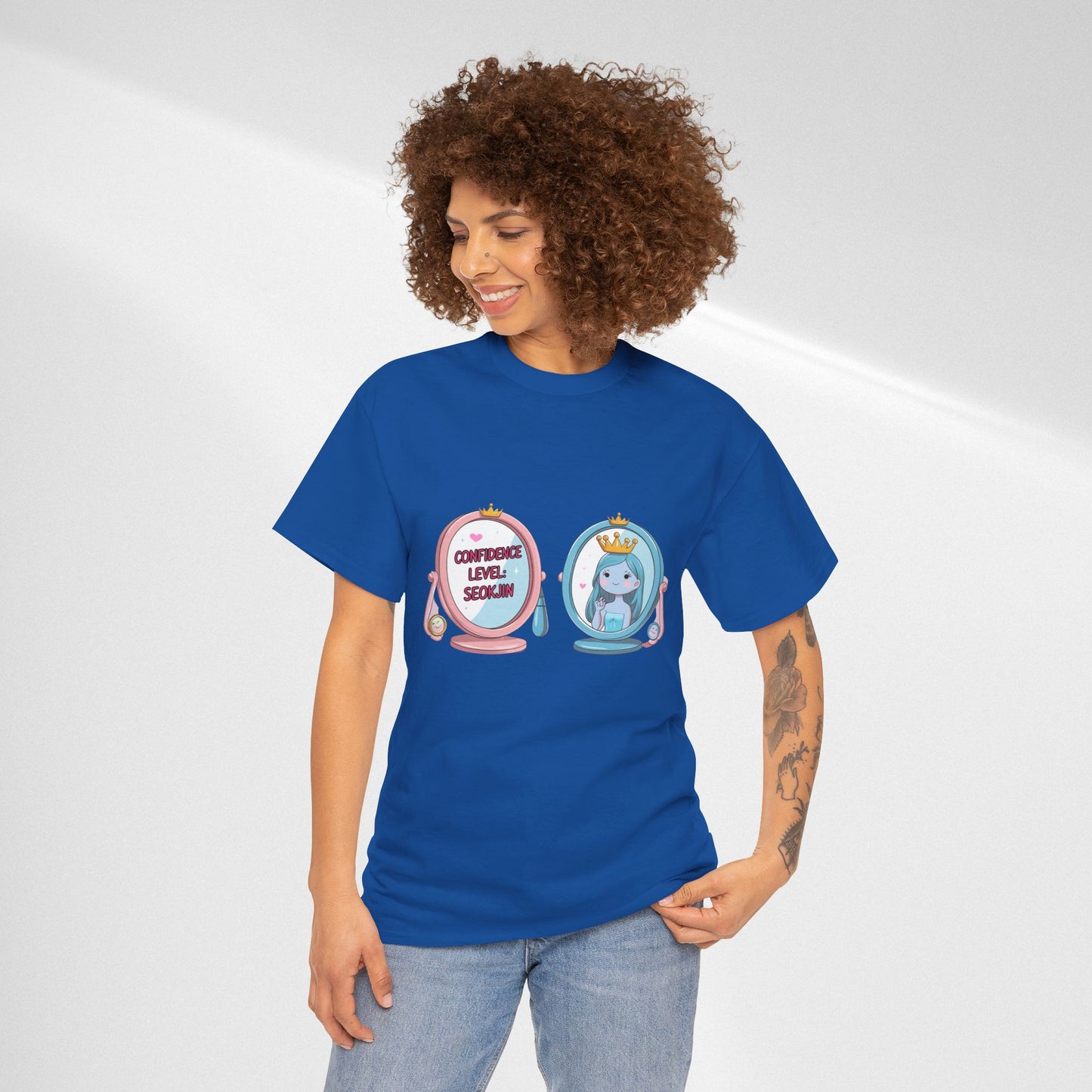 BTS Jin Confidence Level T-Shirt — Seokjin Fan Tee