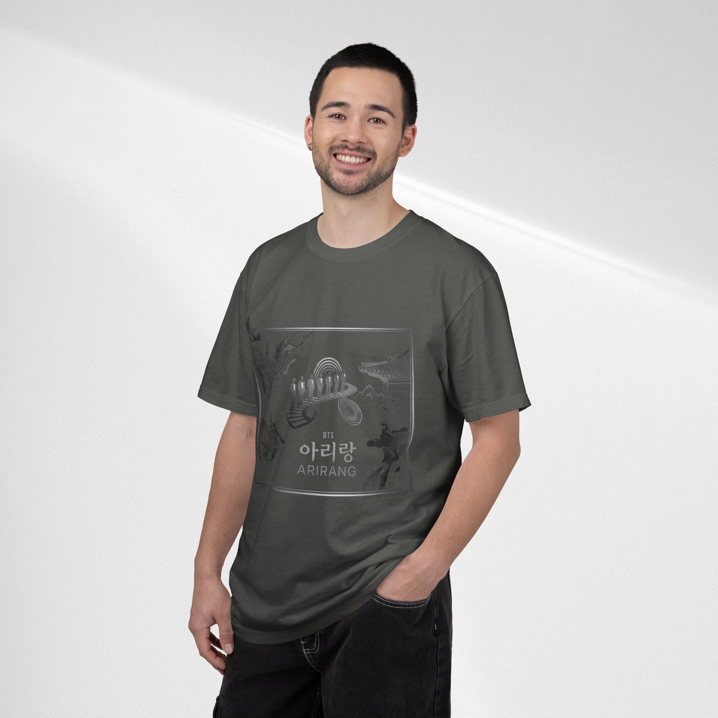BTS Arirang Graphic T-Shirt — Korean Folklore Illustration Tee