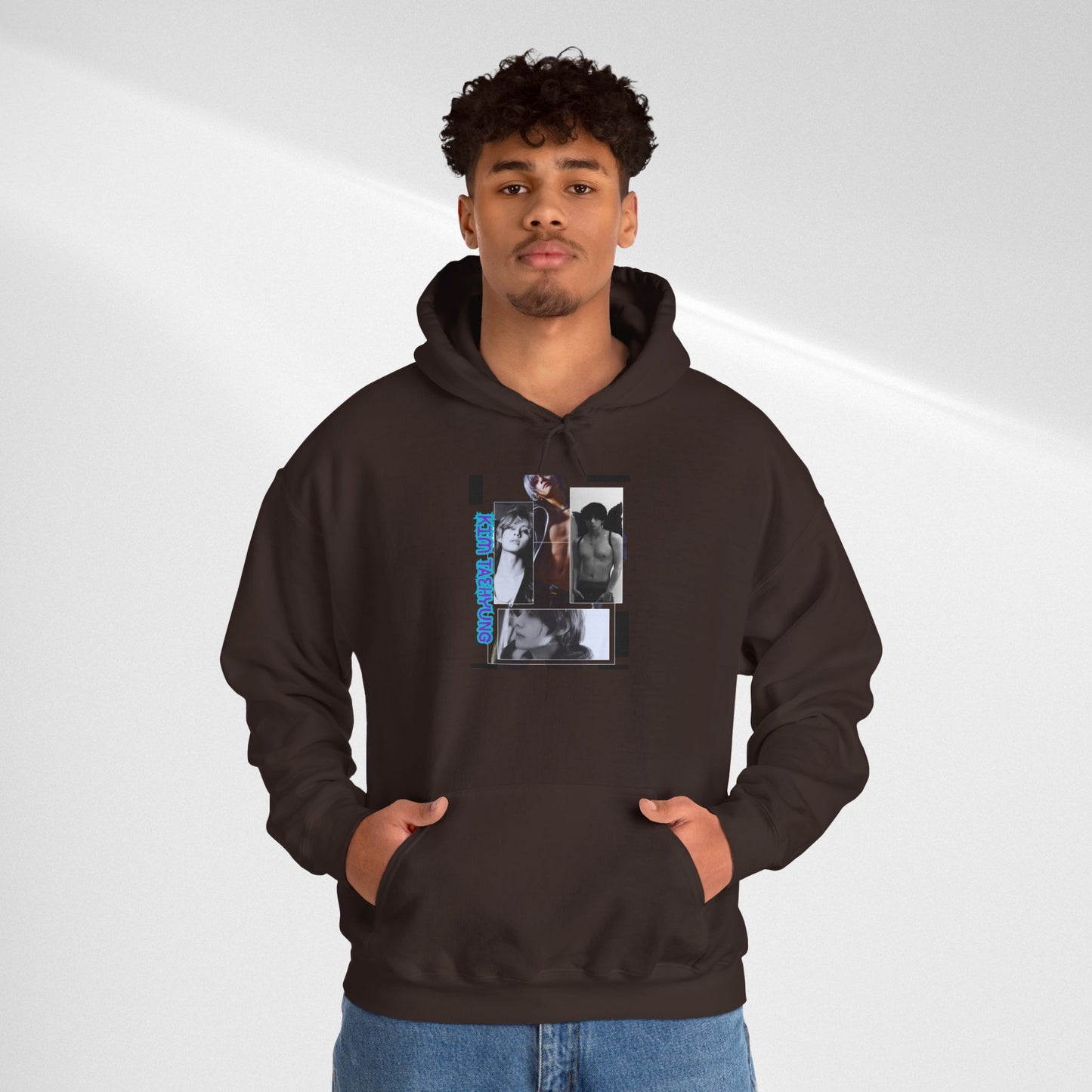 TAE Hoodie — Graphic Photo Collage 'Goth Romance' Streetwear Pullover