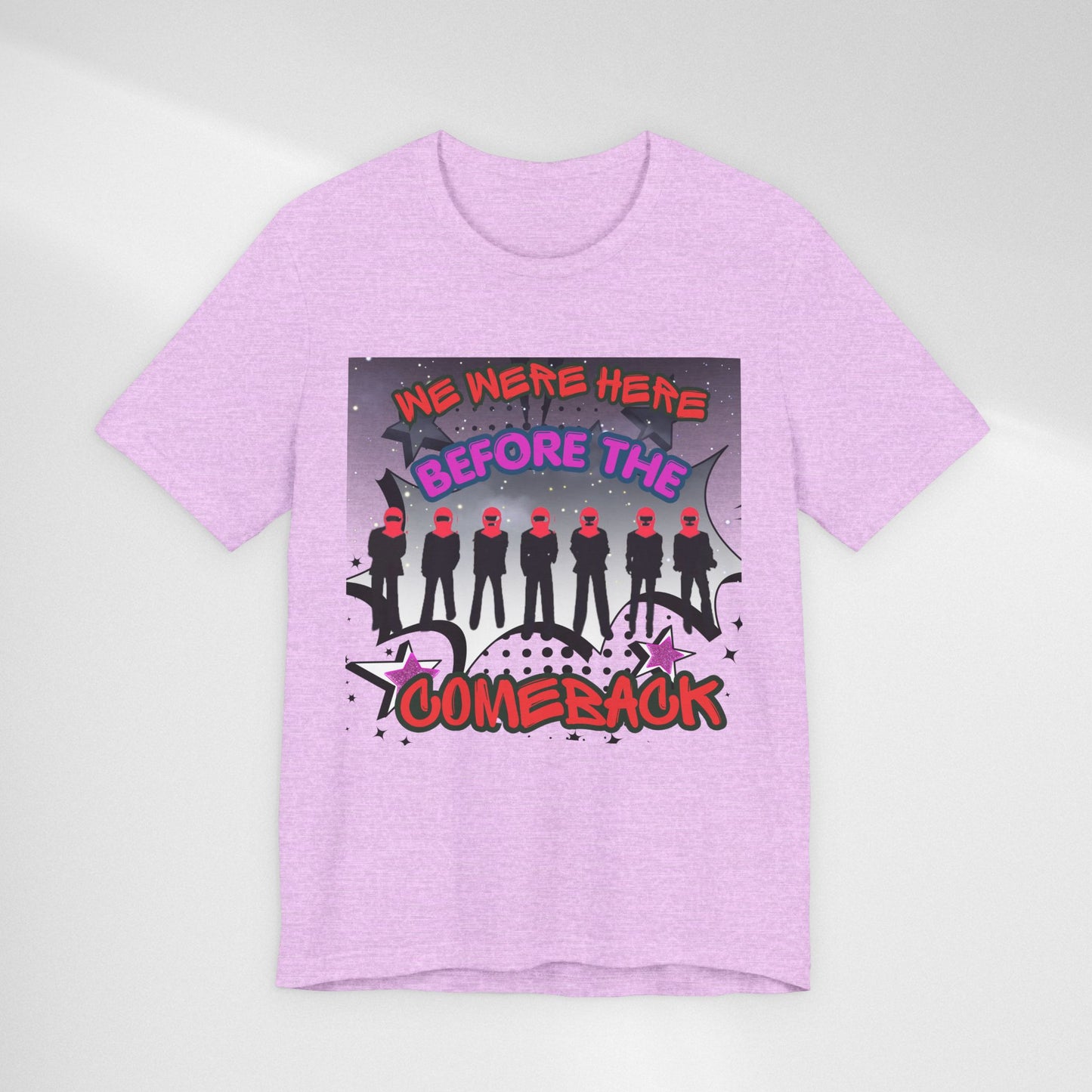 T‑Shirt — 'We Were Here Before the Comeback' Retro Pop Concert Tee
