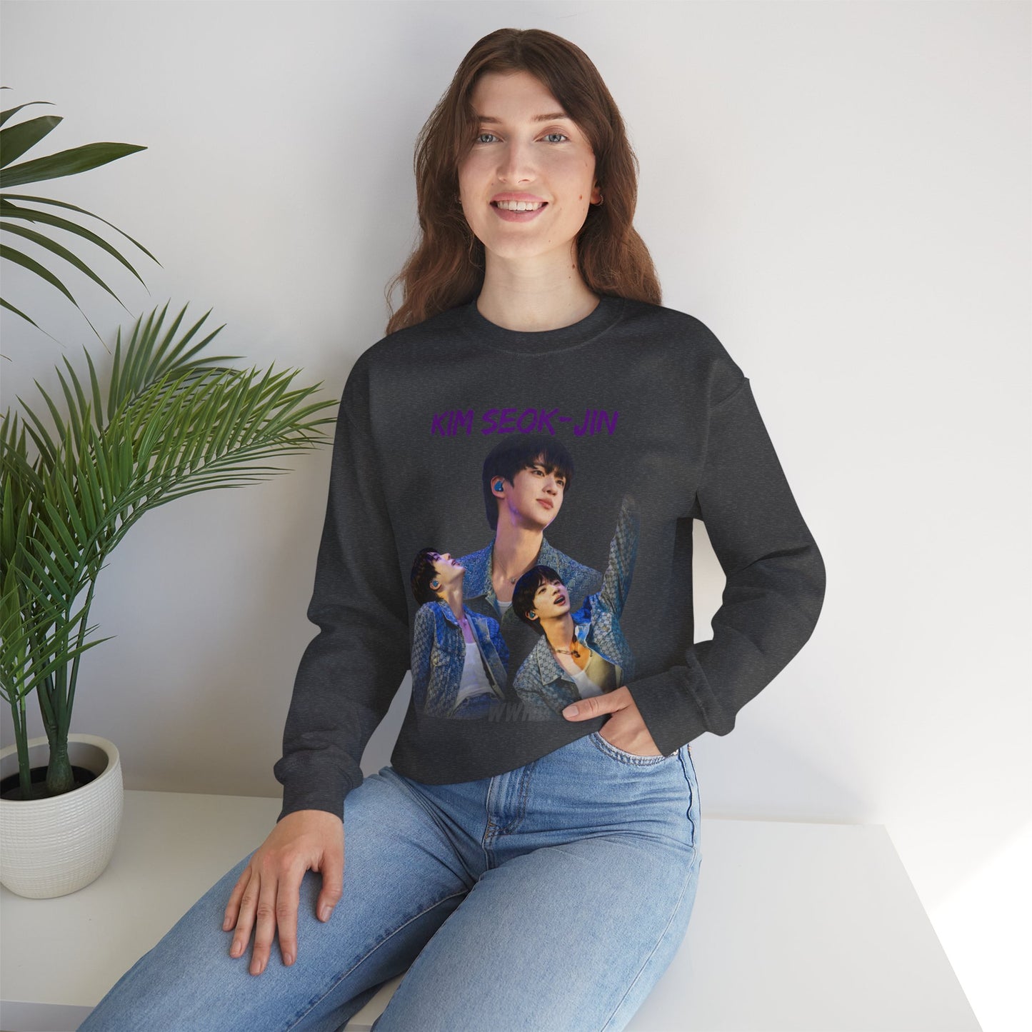JIN Photo Collage Crewneck Sweatshirt