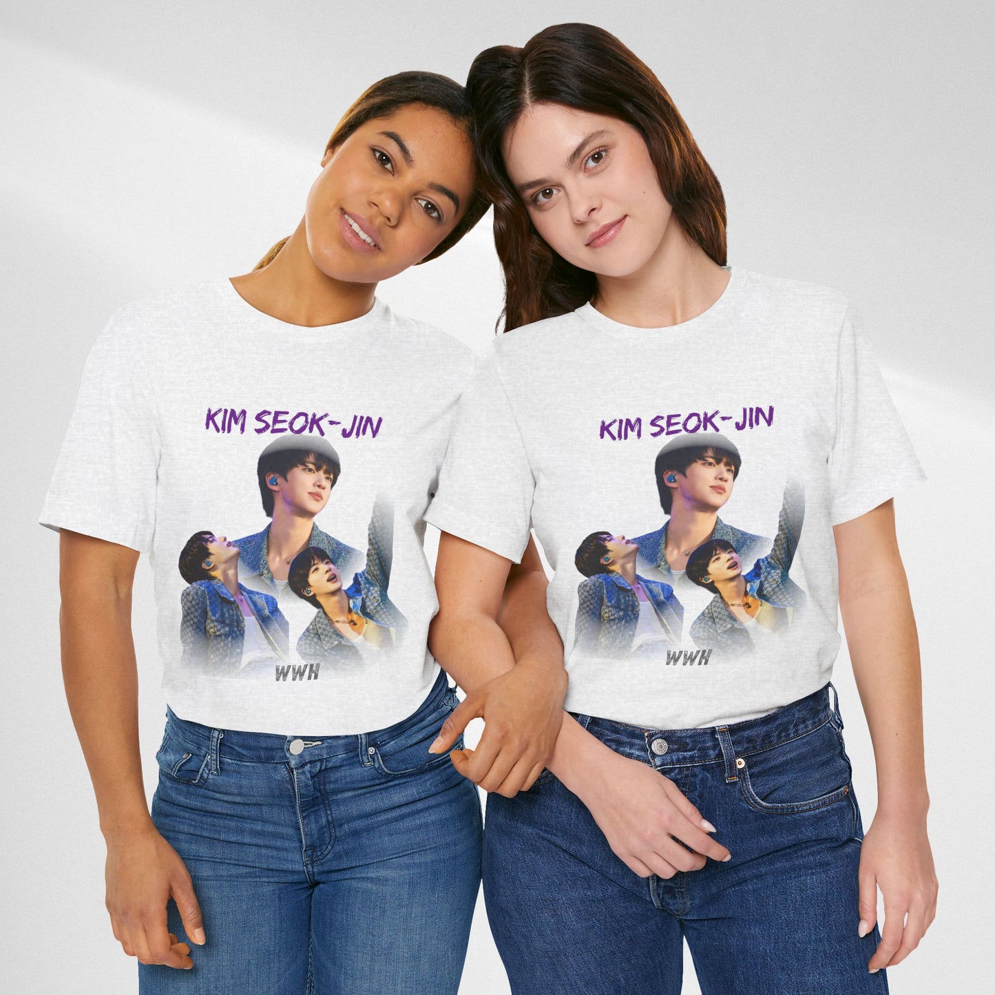 K-Pop Idol Photo Tee — 'Kim Seok-Jin' Graphic T-Shirt
