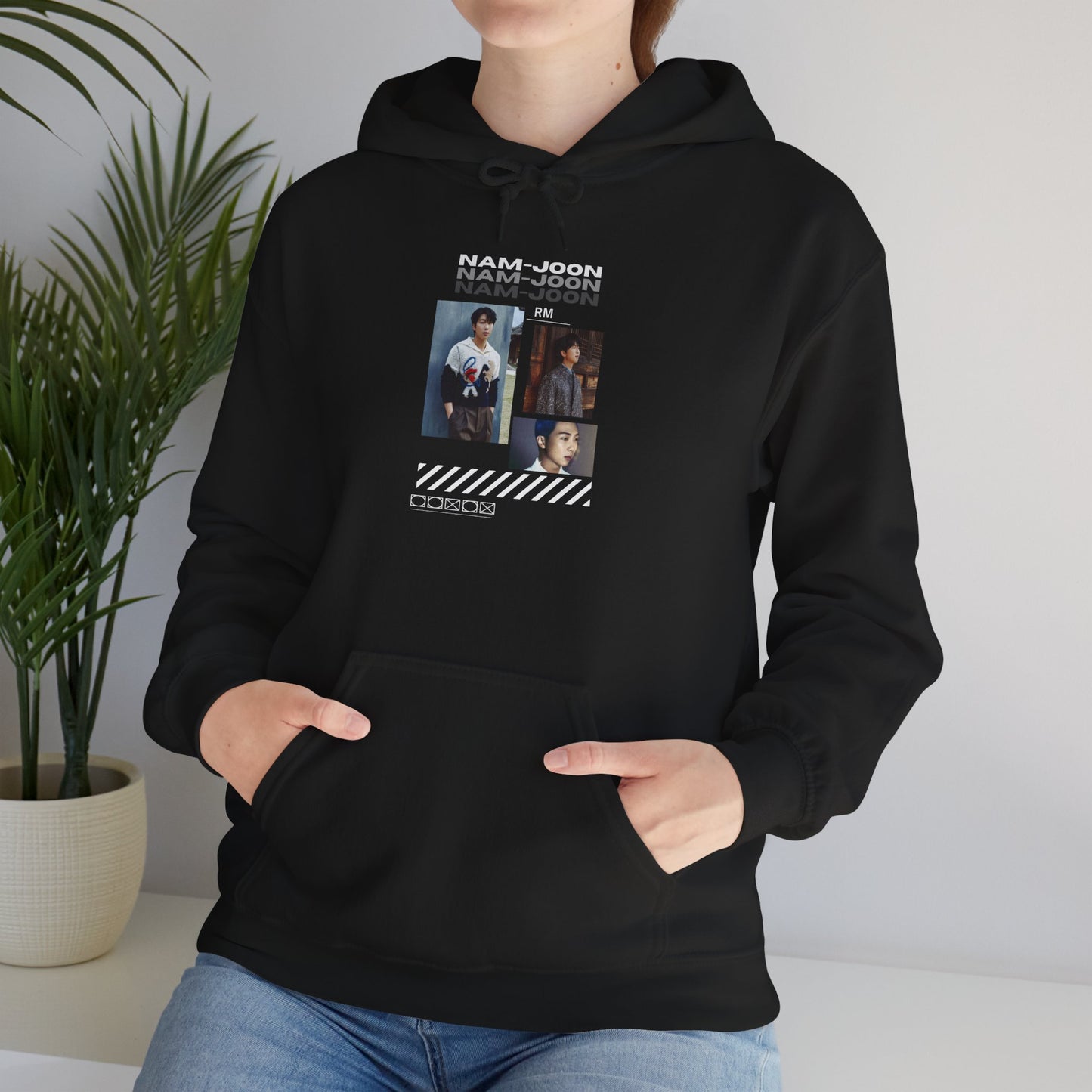 NAMJOON Hoodie — Retro Filmstrip Portrait Pullover