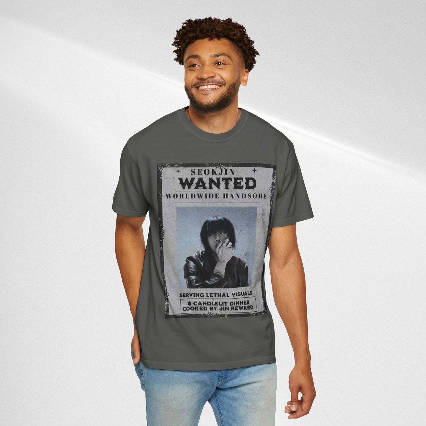 Seokjin "Wanted: Worldwide Handsome" Graphic T-Shirt