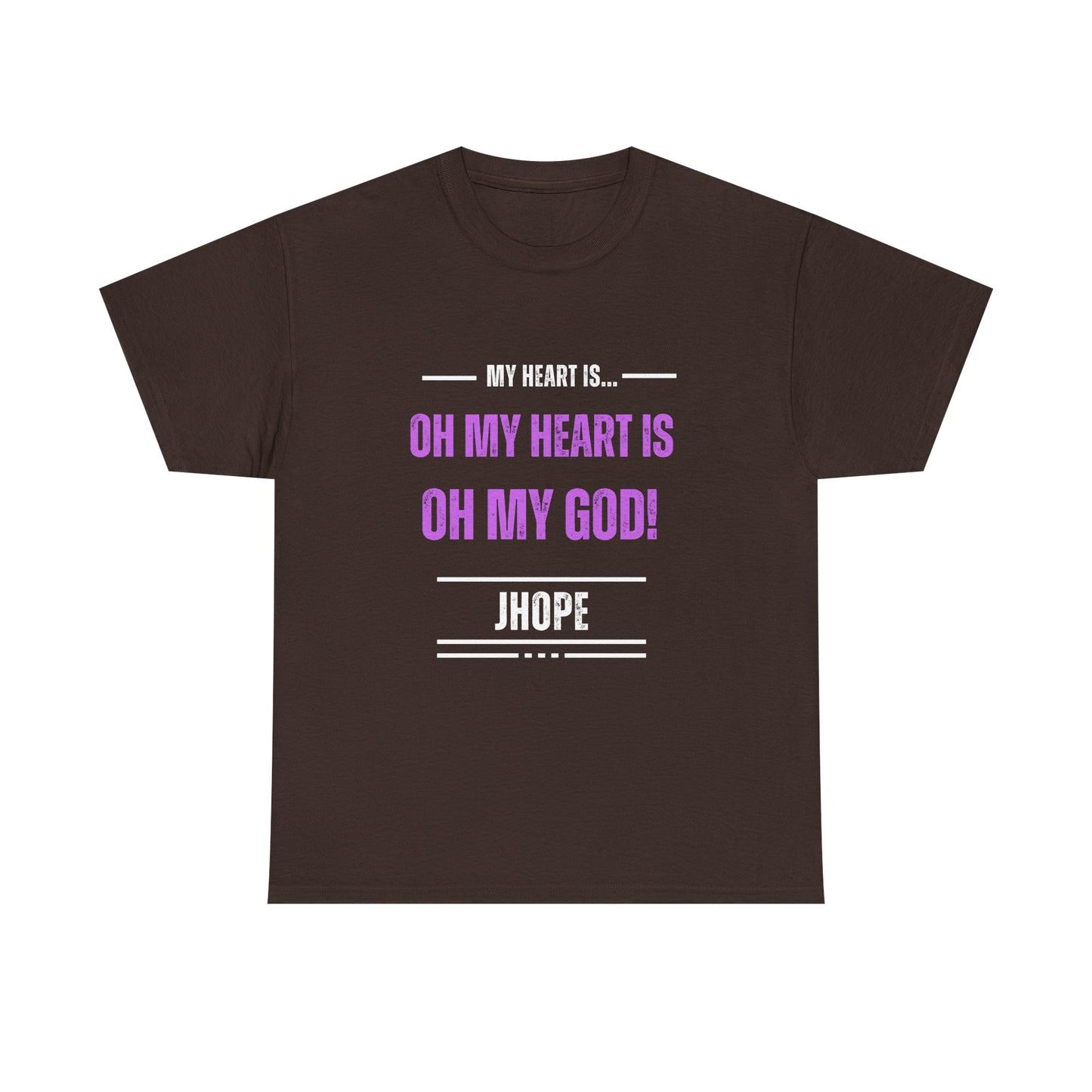 Graphic Tee — "Oh My Heart Is Oh My God!" J-Hope Fan Shirt