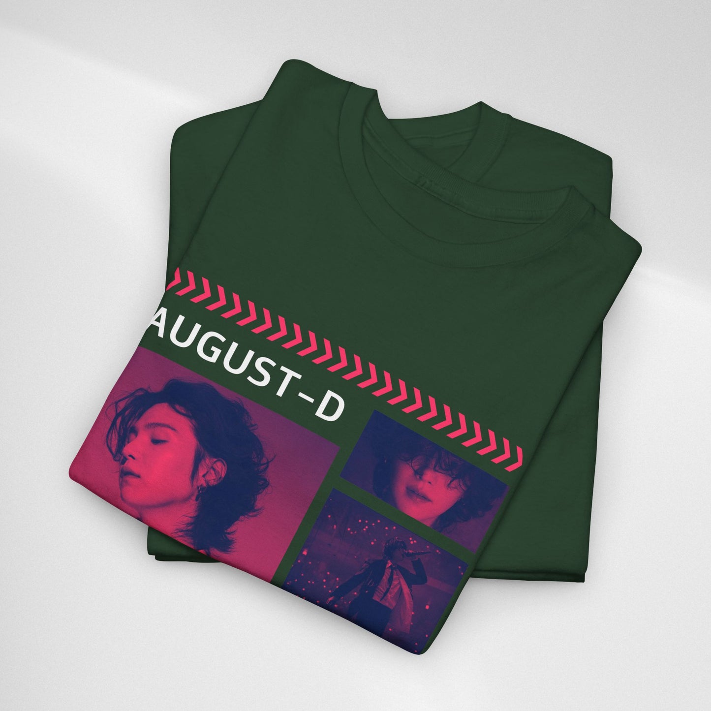 Min Yoon-Gi Photo Grid Tee — K‑Pop BTS August‑D Fan Shirt