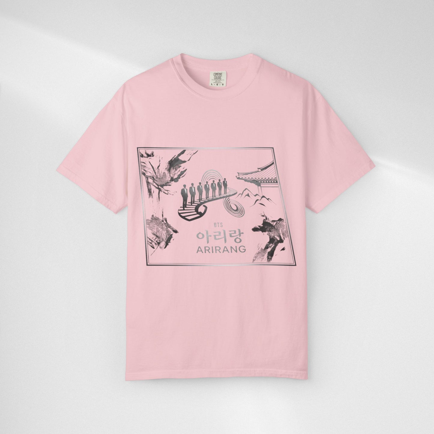 BTS Arirang Graphic T-Shirt — Korean Folklore Illustration Tee
