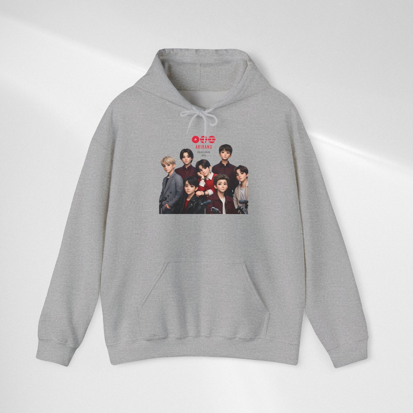 BTS Group Photo Hoodie – Korean Boy Band Pullover