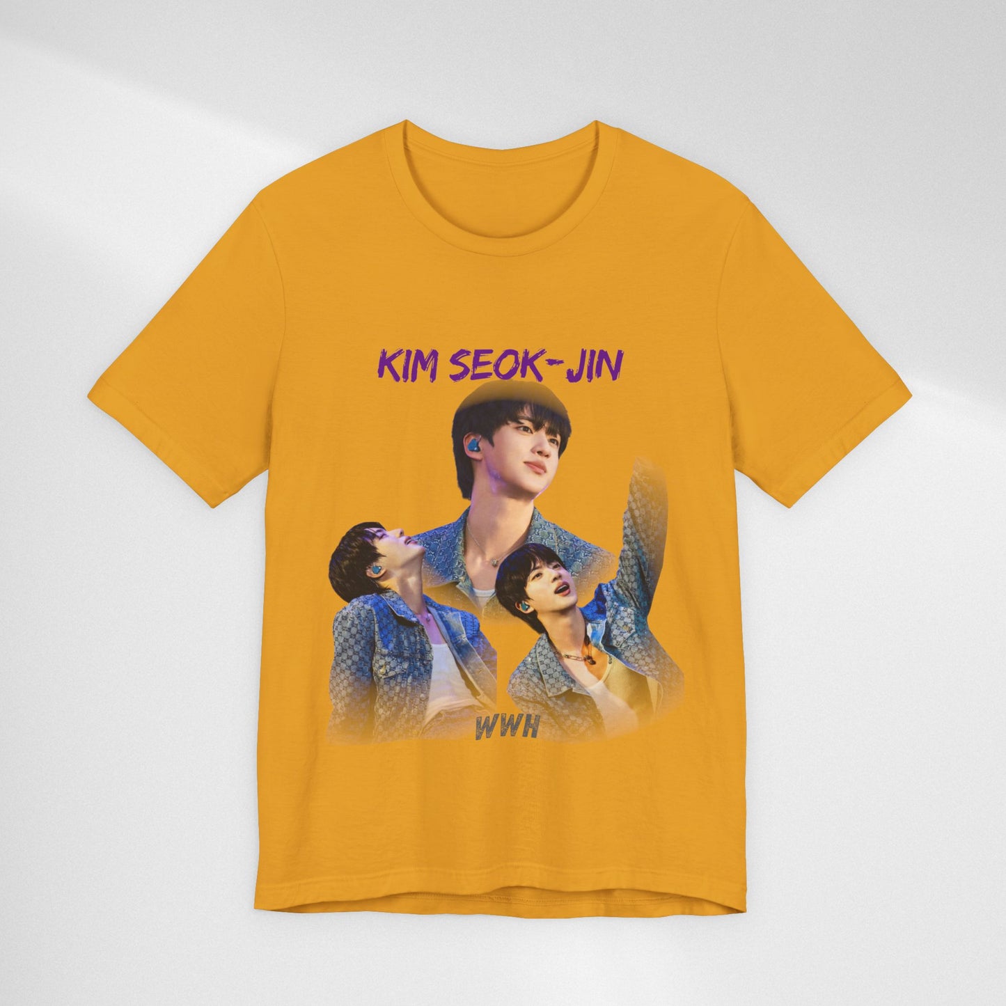 K-Pop Idol Photo Tee — 'Kim Seok-Jin' Graphic T-Shirt