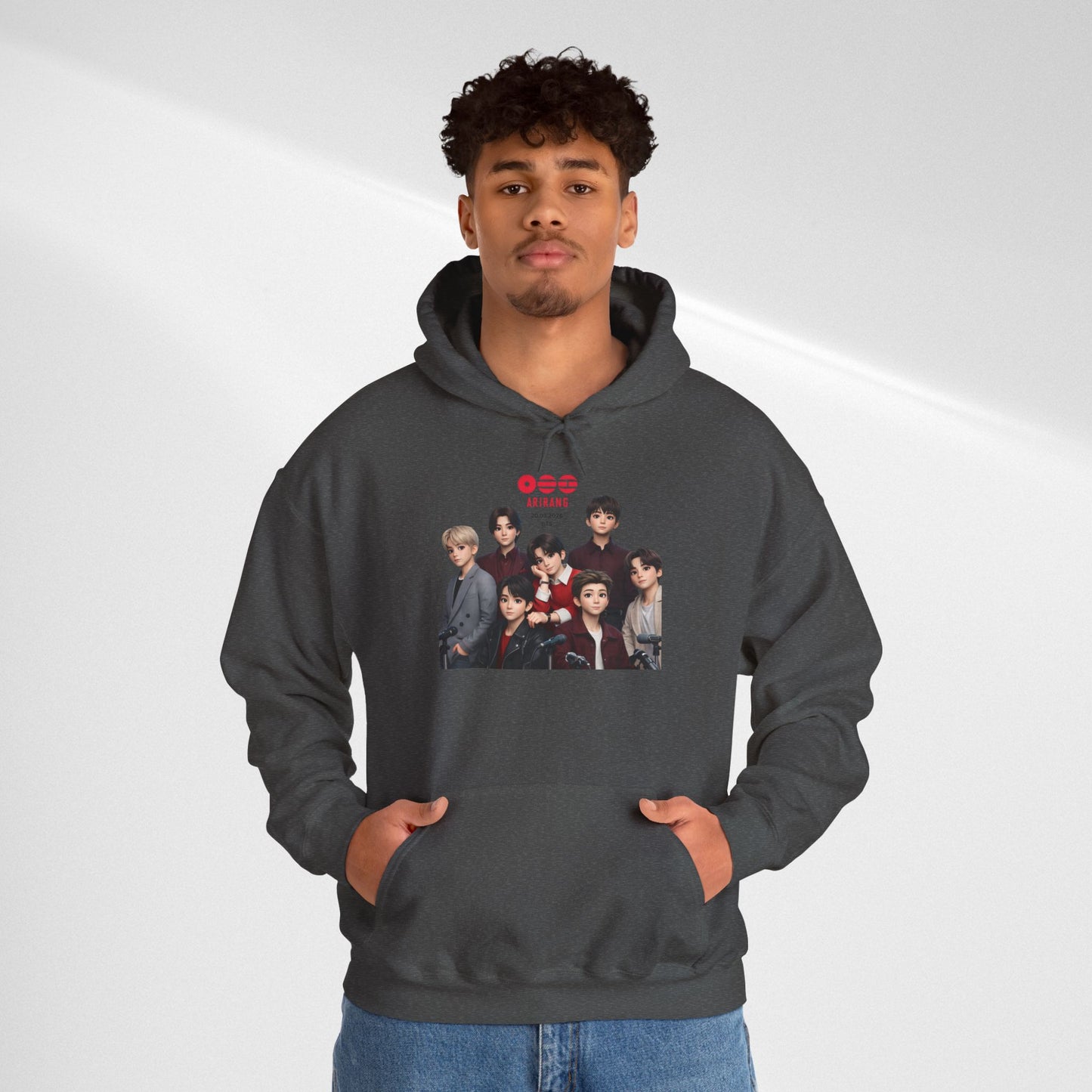 BTS Group Photo Hoodie – Korean Boy Band Pullover