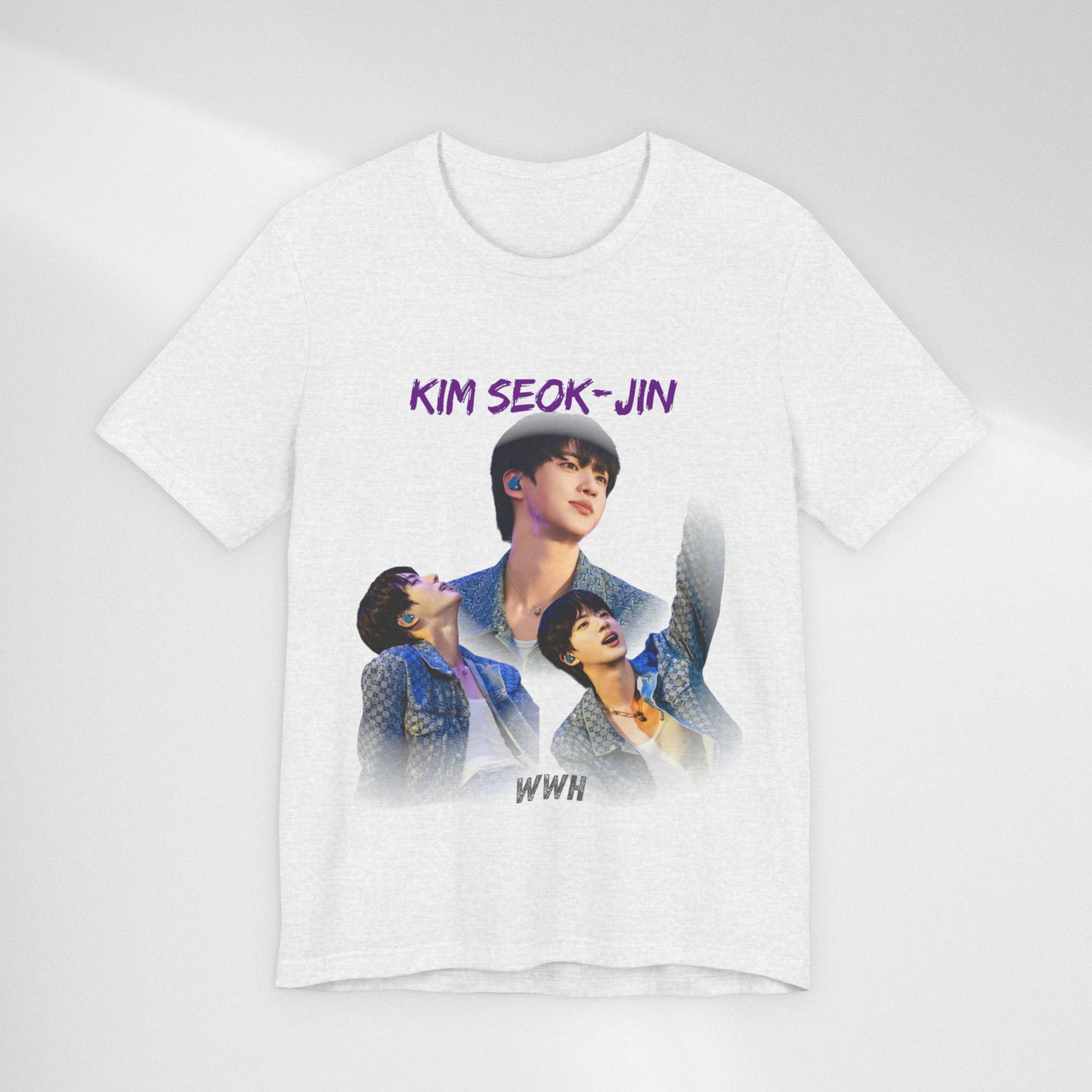 K-Pop Idol Photo Tee — 'Kim Seok-Jin' Graphic T-Shirt