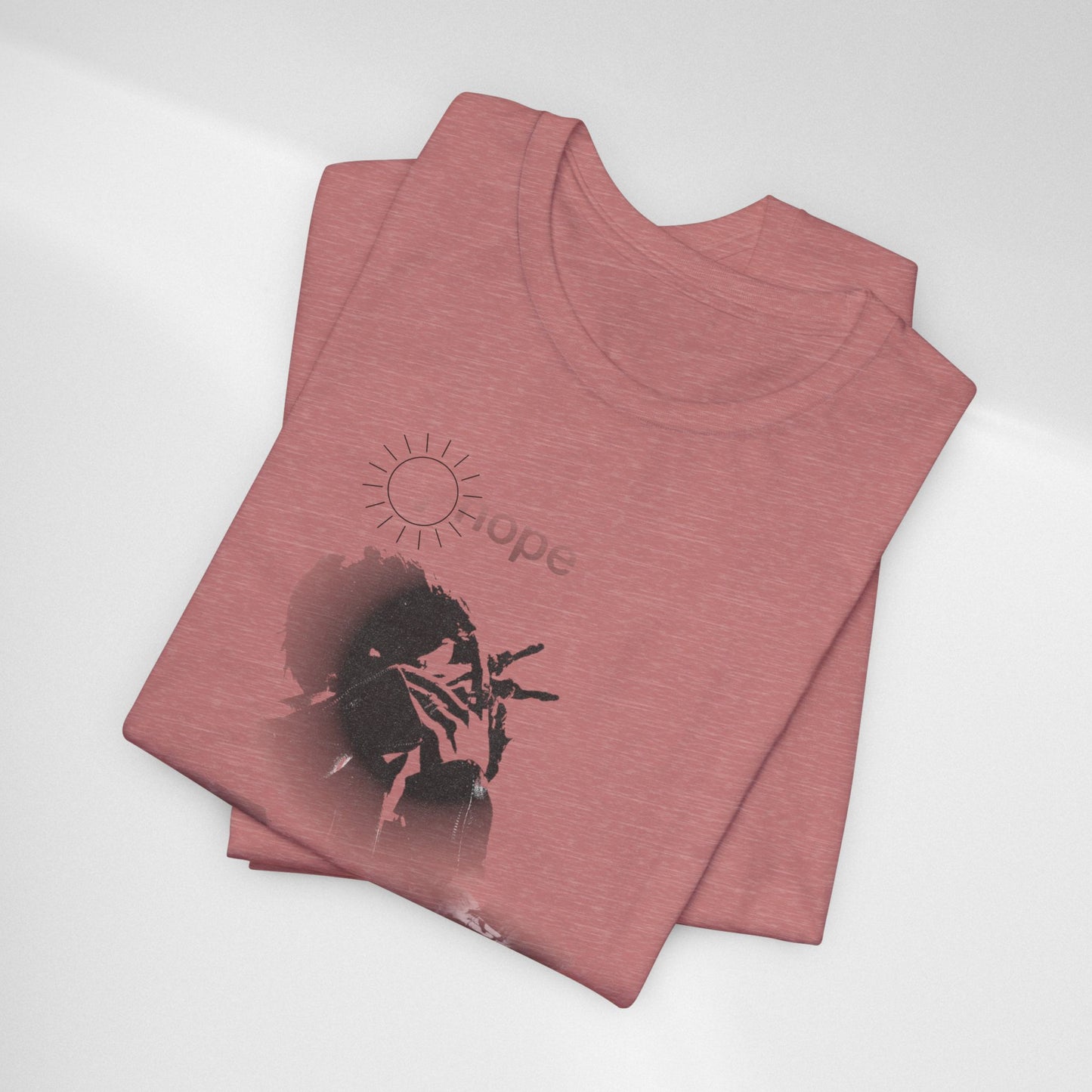 J hope Graphic Tee — Moody Monochrome Portraits