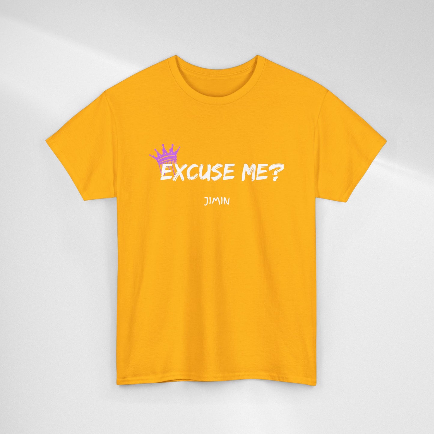 Excuse Me? Tee — Jimin Crown Graphic T‑Shirt