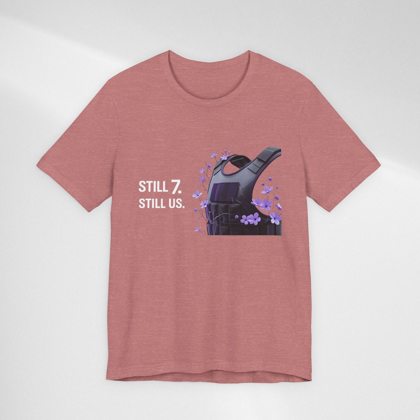 Bulletproof Vest Floral Tee — “I Am The Proof” Graphic T‑Shirt