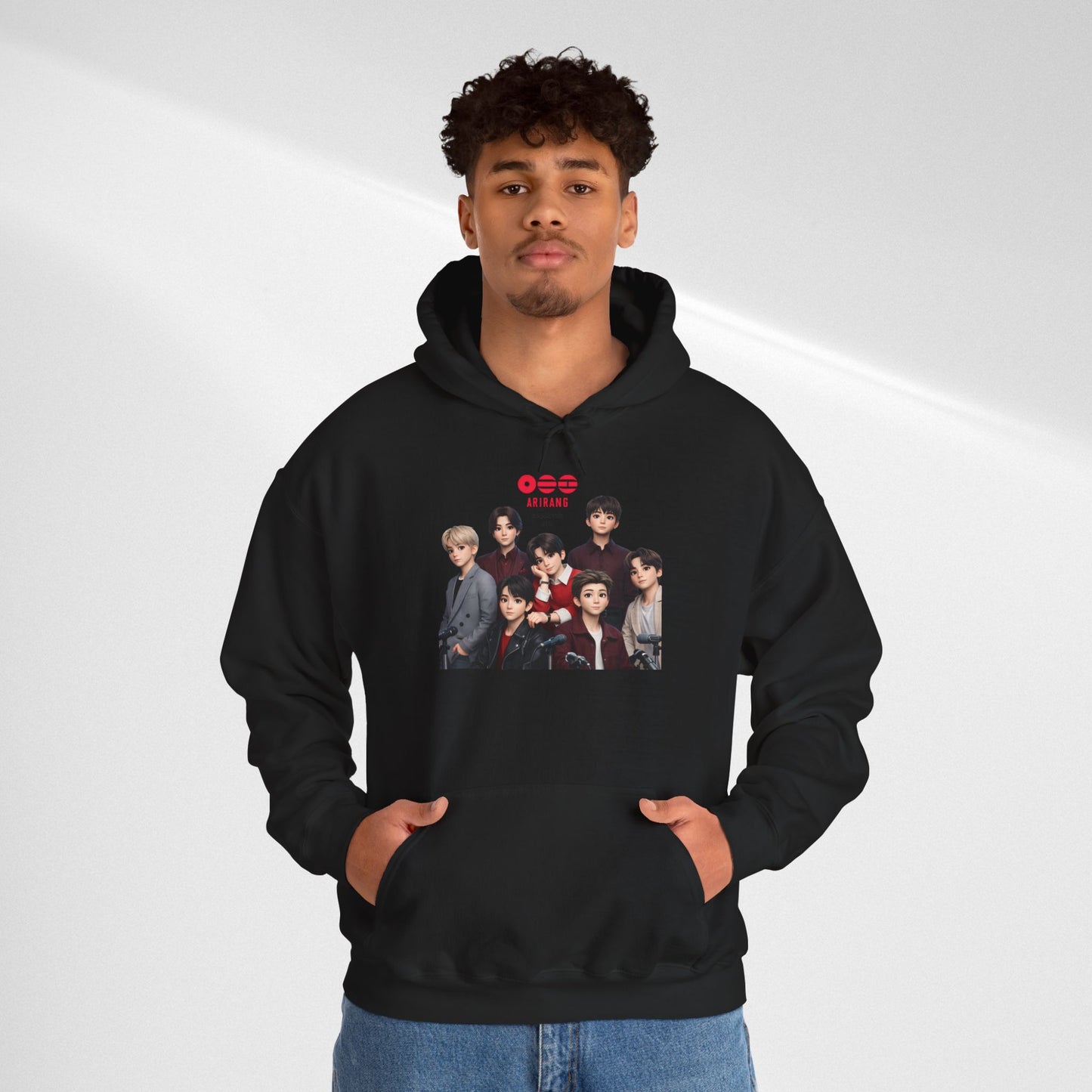 BTS Group Photo Hoodie – Korean Boy Band Pullover
