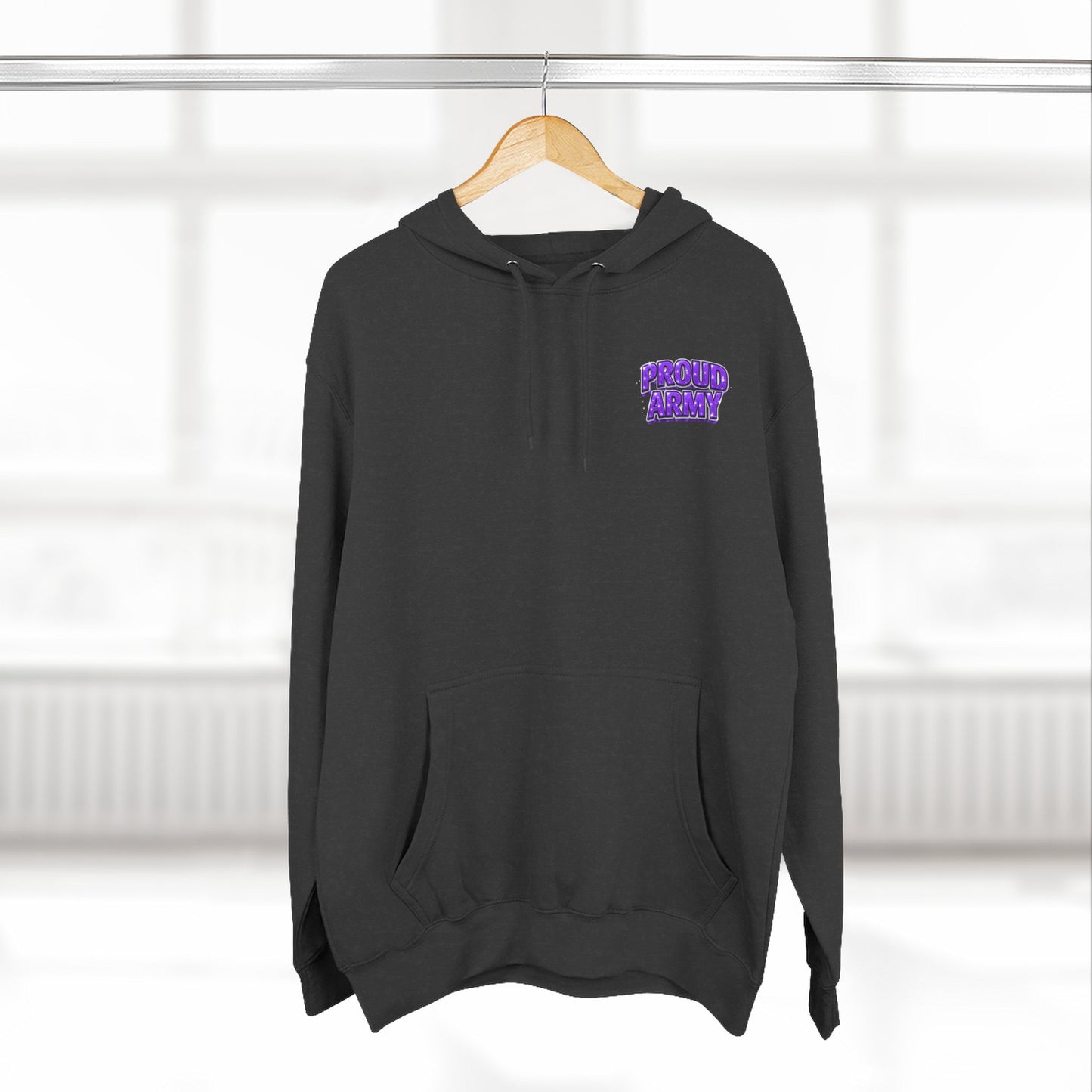 BTS Bangtan Photo-Panel Hoodie — 'Bangtan' 9-Eyes Graphic Fleece Hoodie