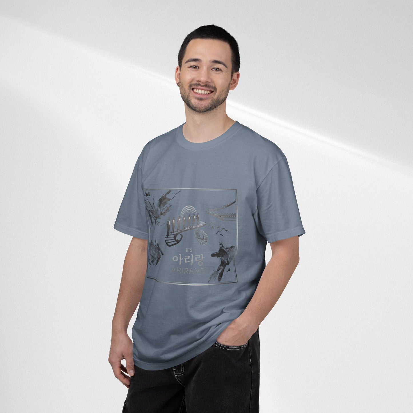 BTS Arirang Graphic T-Shirt — Korean Folklore Illustration Tee