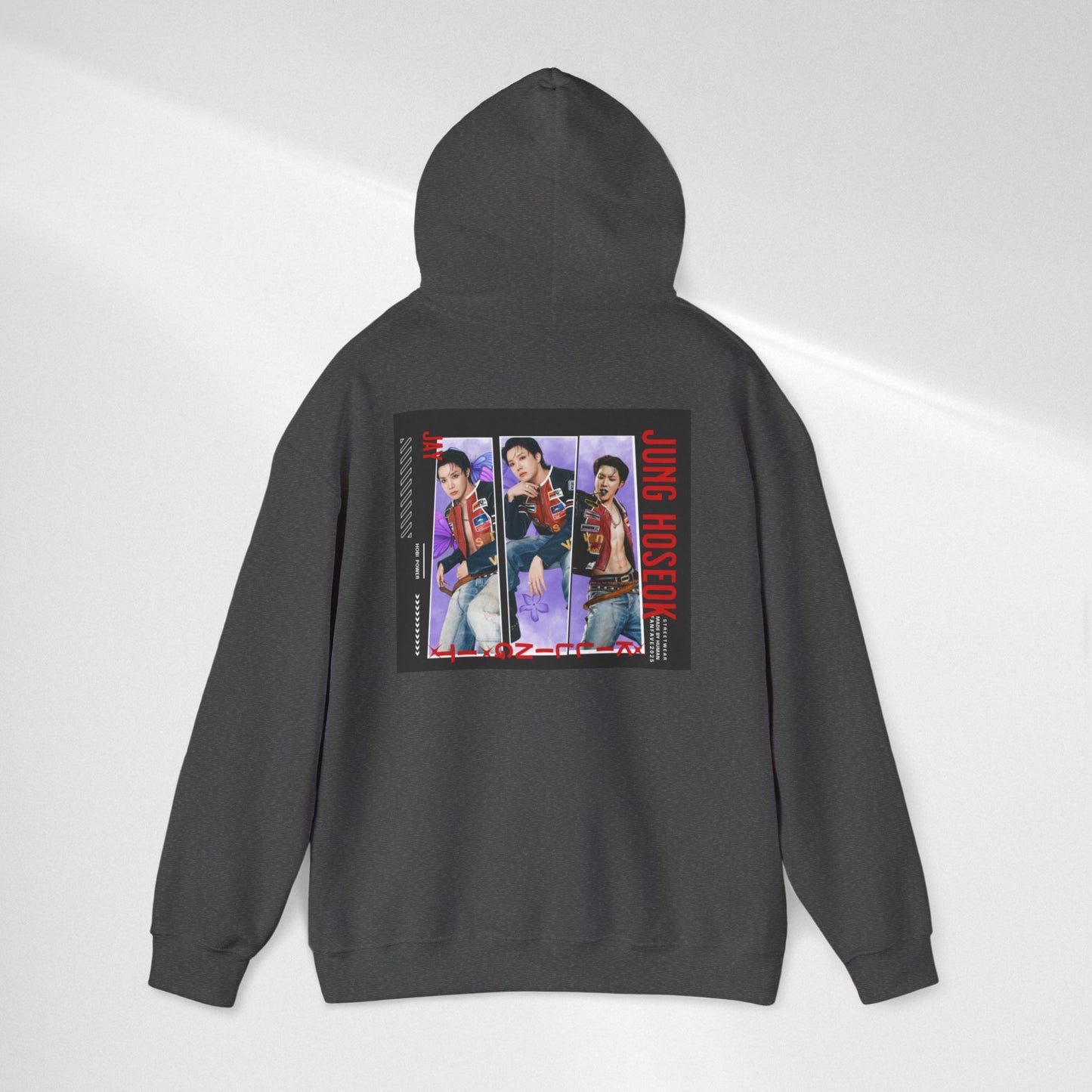 JHOPE Retro Band Photo Hoodie — Vintage Concert Graphic Pullover