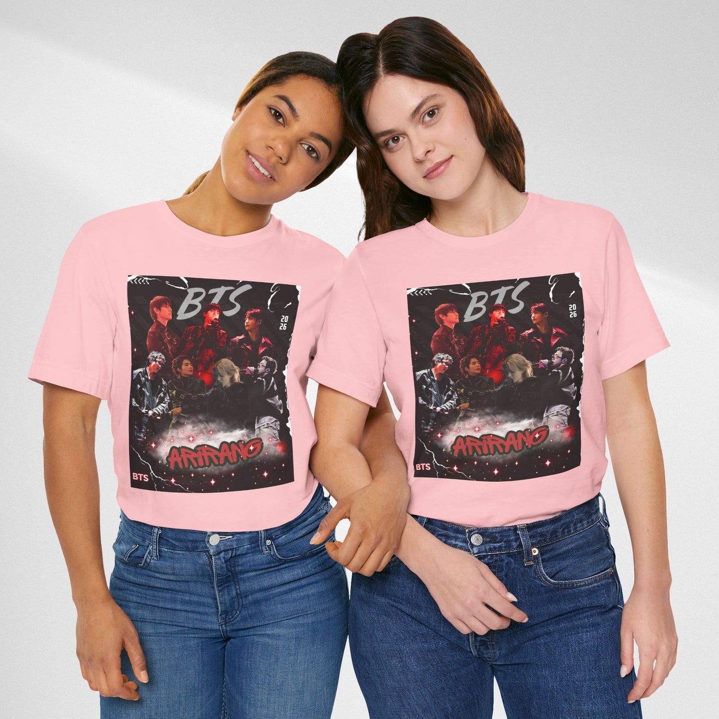 BTS ARIRANG Band Graphic Tee — 'BTS ARMY' Retro Concert Poster Shirt