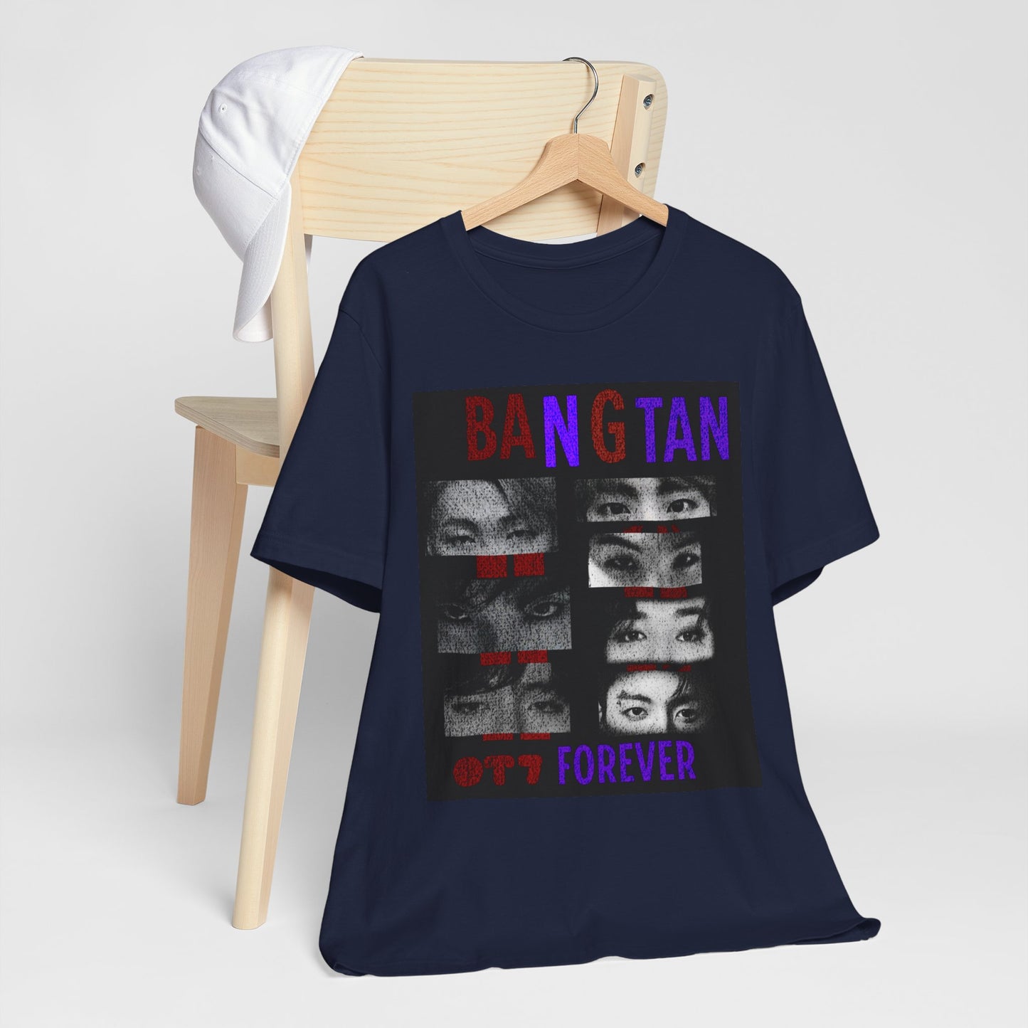 Bangtan Forever BTS Eyes Graphic Tee – K‑Pop Fan Shirt