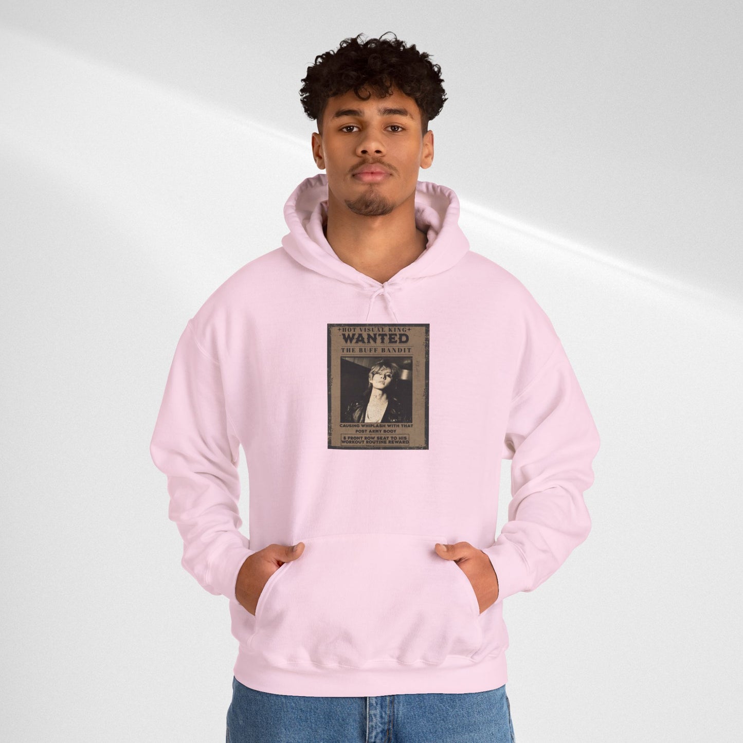 Hoodie Vintage V 'Wanted' Poster Photo Pullover