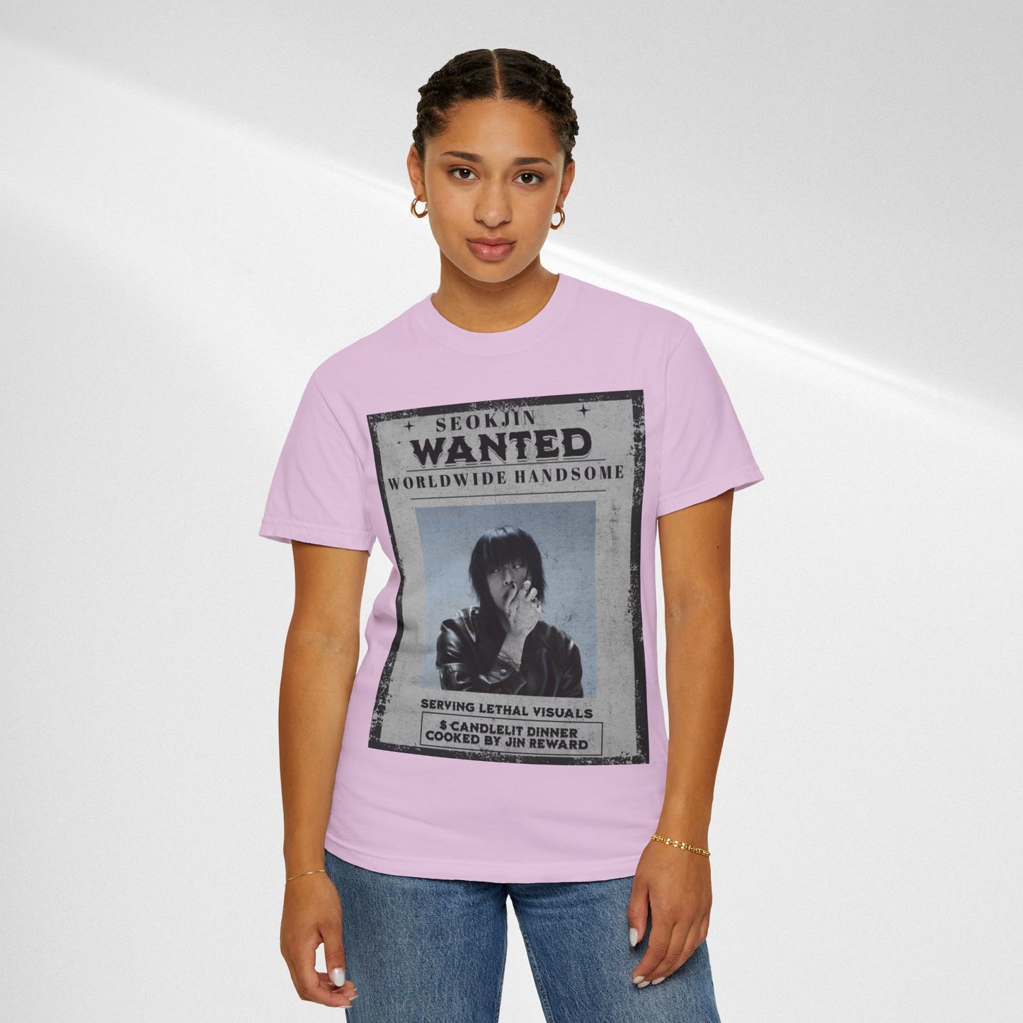 Seokjin "Wanted: Worldwide Handsome" Graphic T-Shirt