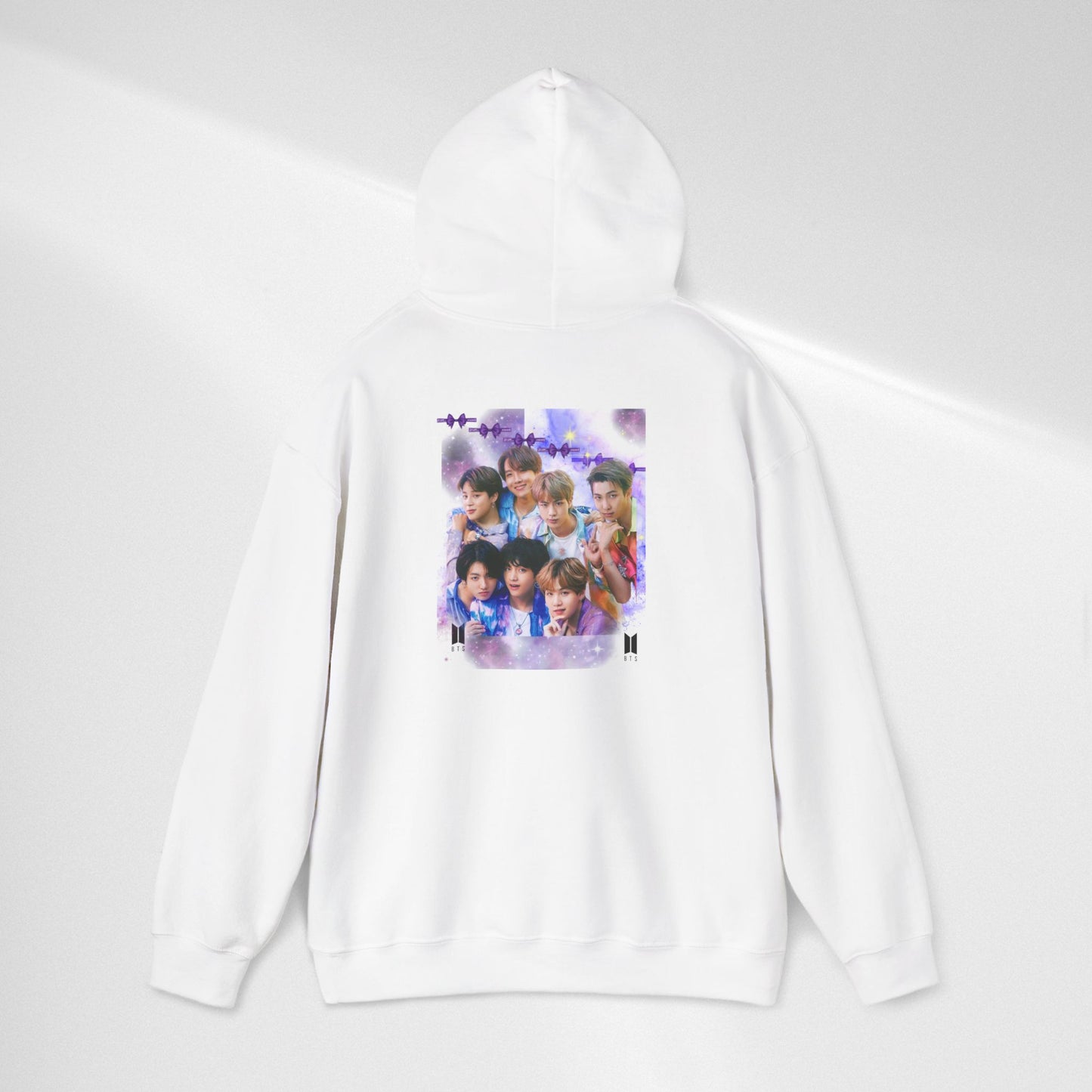 BTS Hoodie — Purple Collage Photo Graphic Hoodie