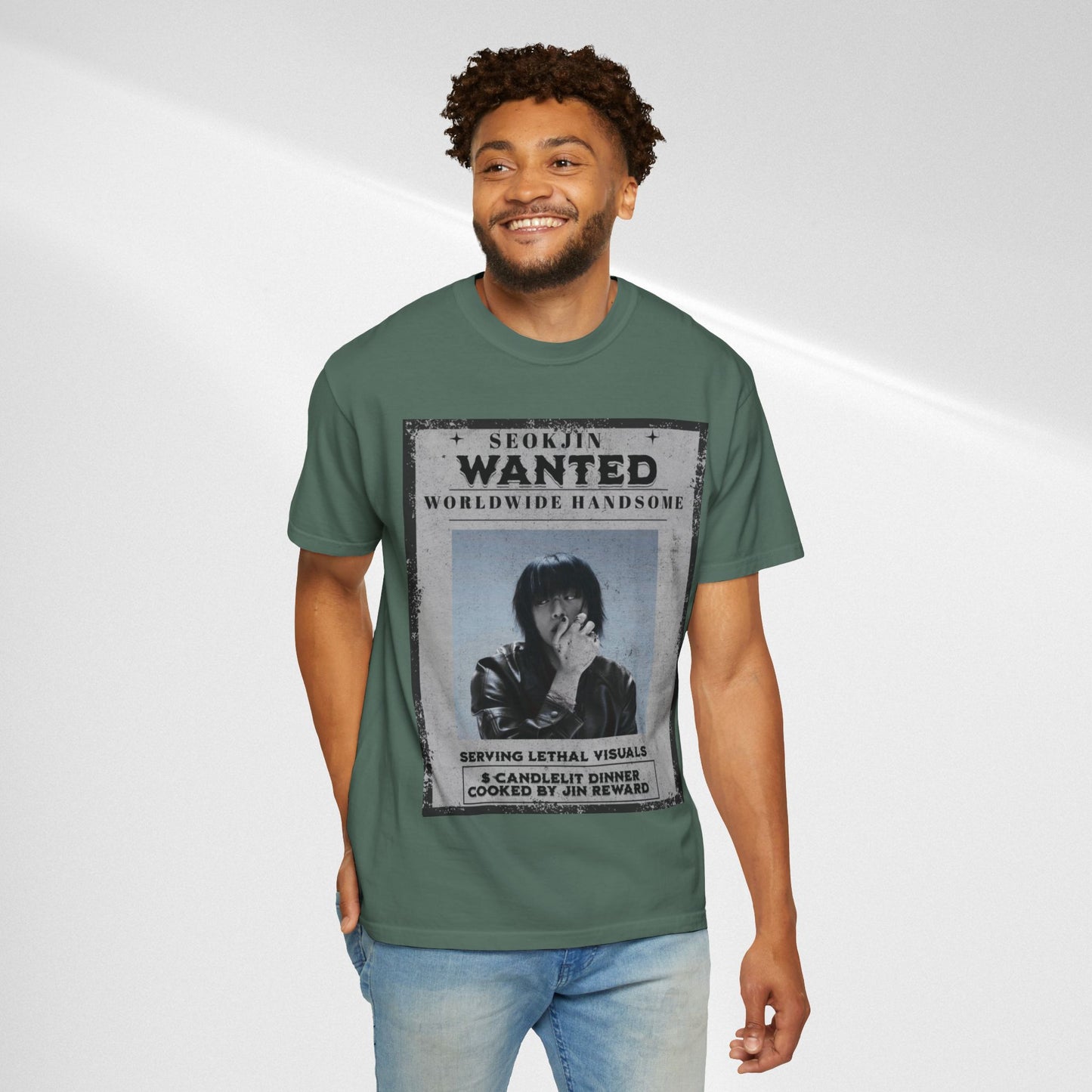 Seokjin "Wanted: Worldwide Handsome" Graphic T-Shirt