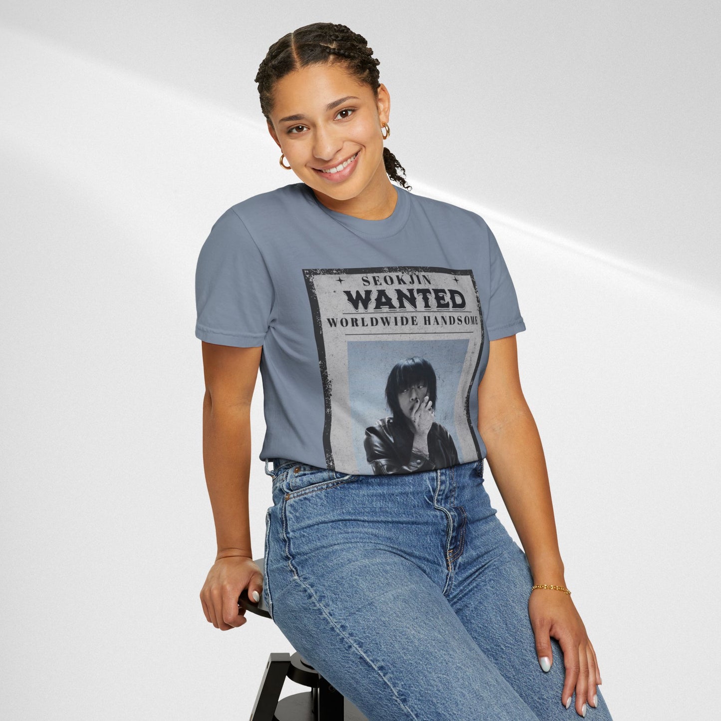 Seokjin "Wanted: Worldwide Handsome" Graphic T-Shirt