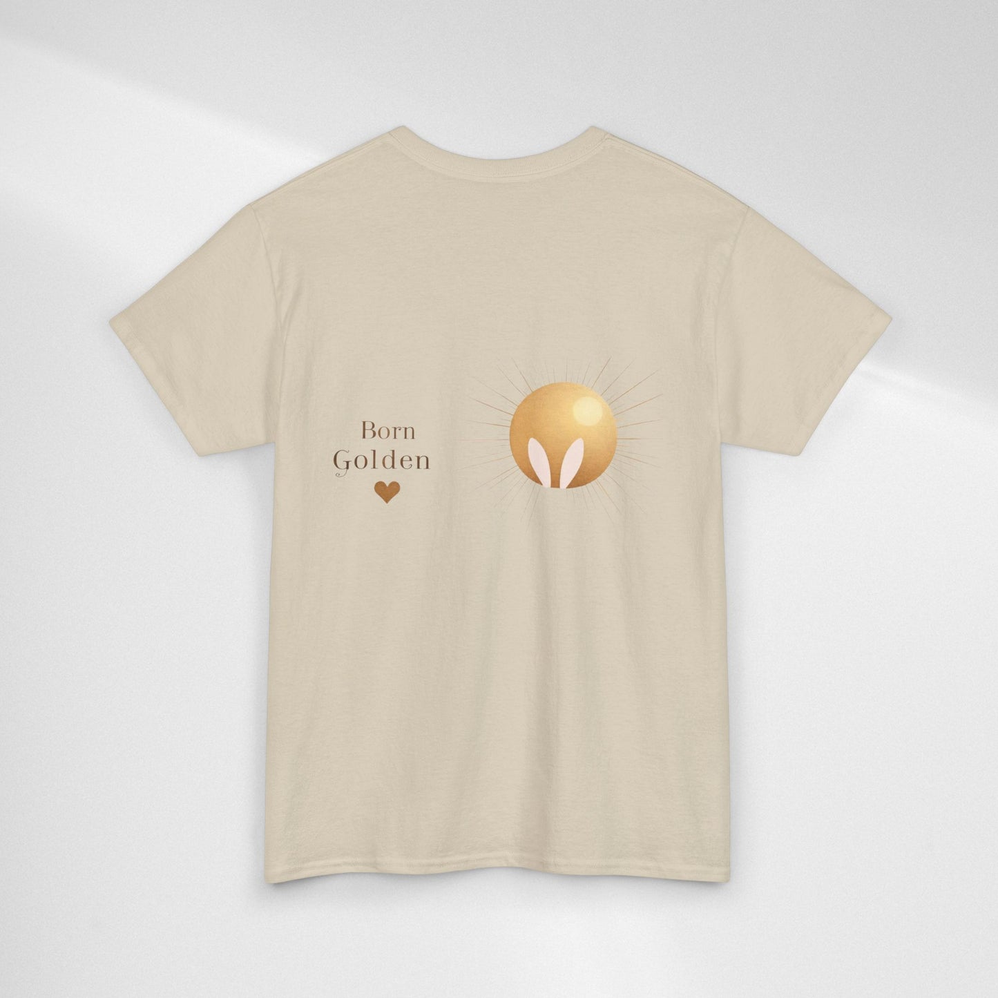 JK Golden Child T-Shirt — 'Born Golden' Cute Kids Illustration Tee