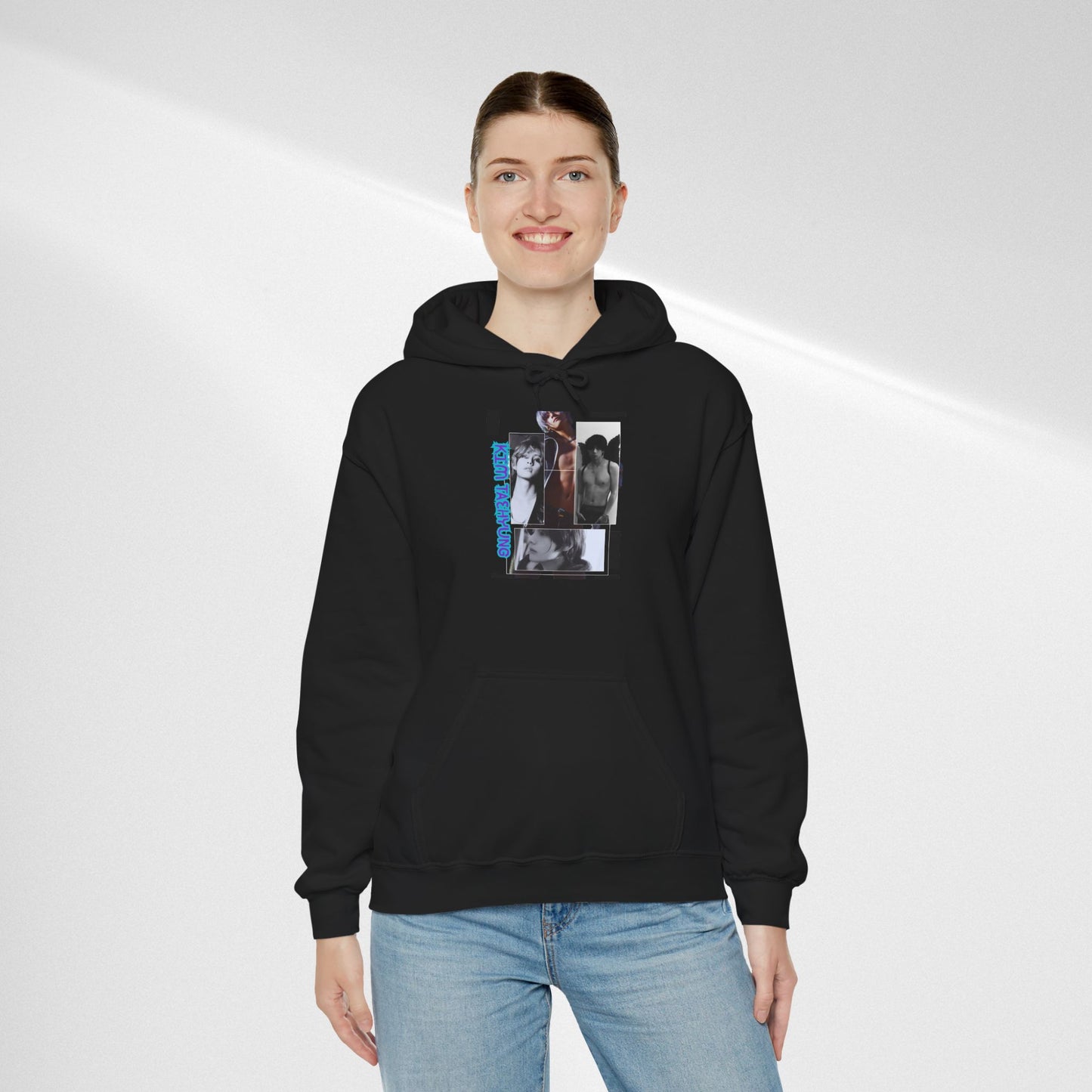 TAE Hoodie — Graphic Photo Collage 'Goth Romance' Streetwear Pullover