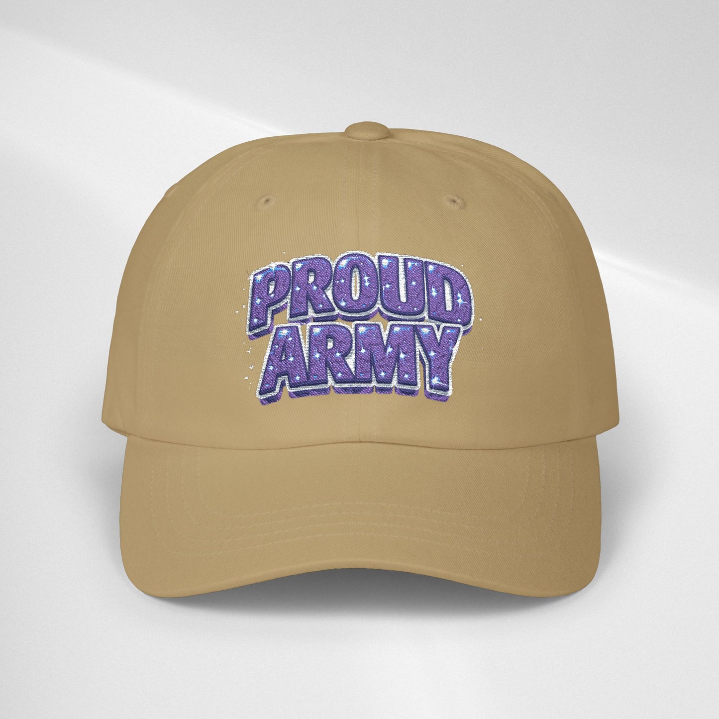 Dad Cap — "Proud Army" Embroidered Baseball Hat