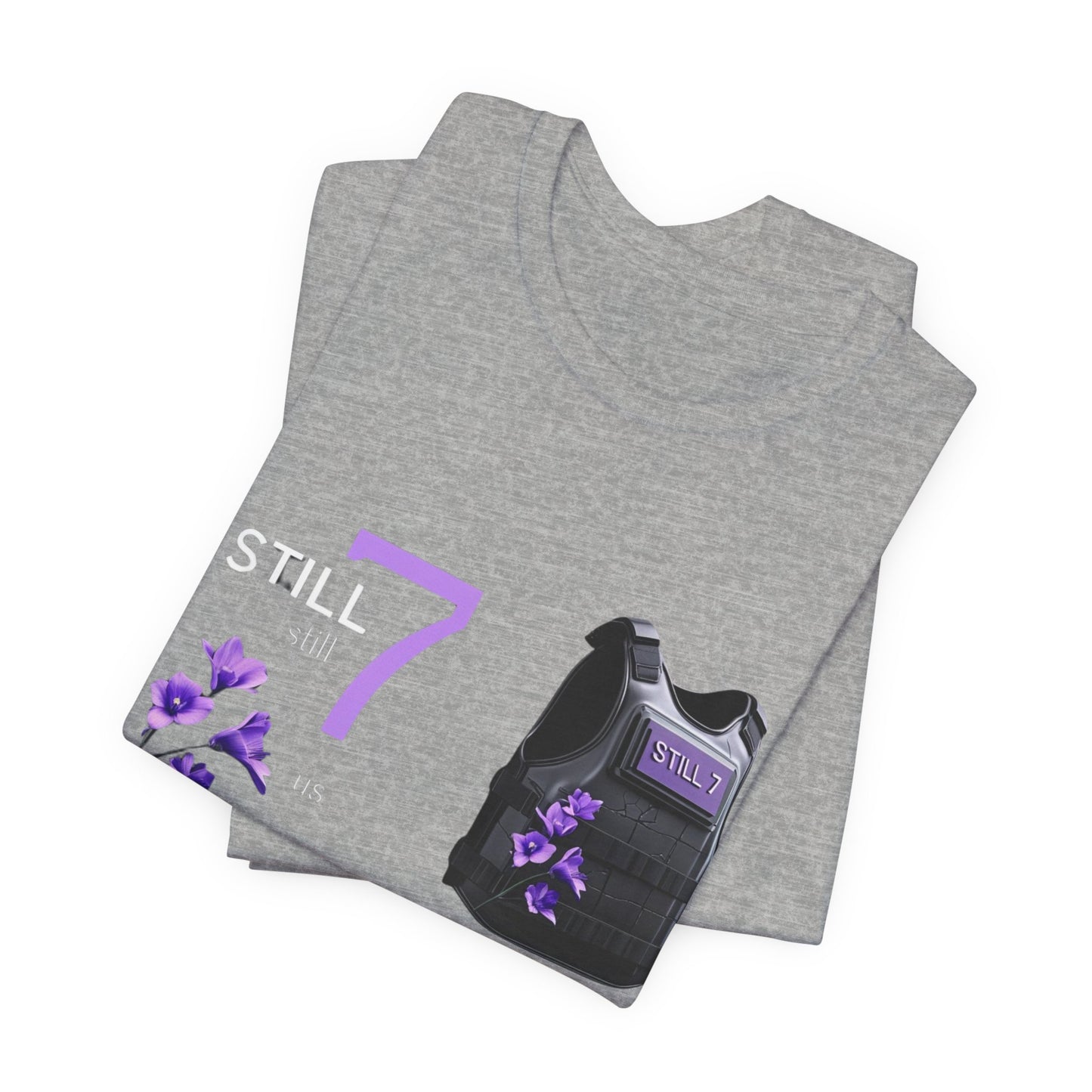 Bulletproof Vest Floral Tee — “I Am The Proof” Graphic T‑Shirt