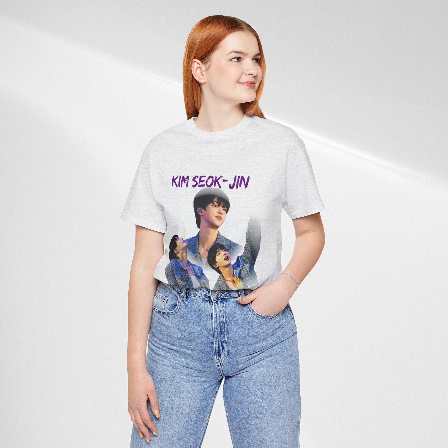 K-Pop Idol Photo Tee — 'Kim Seok-Jin' Graphic T-Shirt