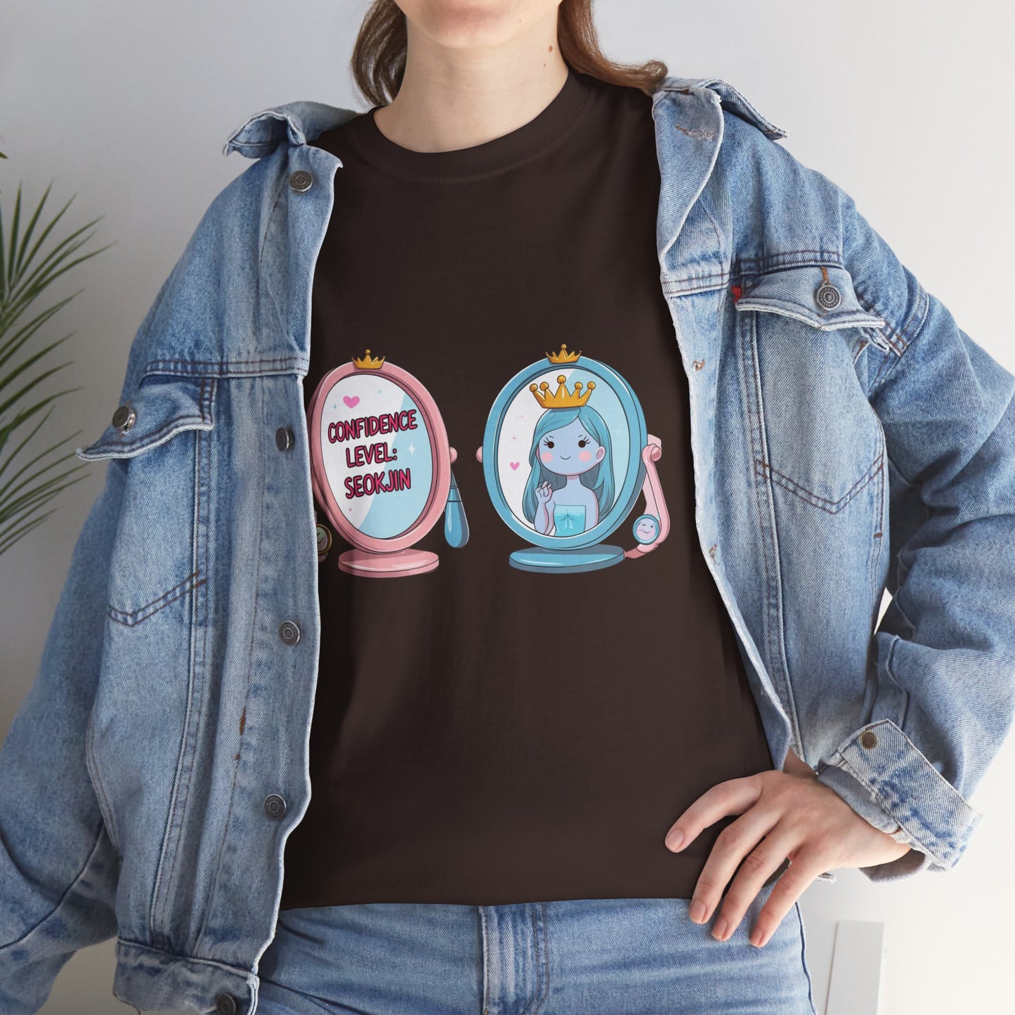 BTS Jin Confidence Level T-Shirt — Seokjin Fan Tee