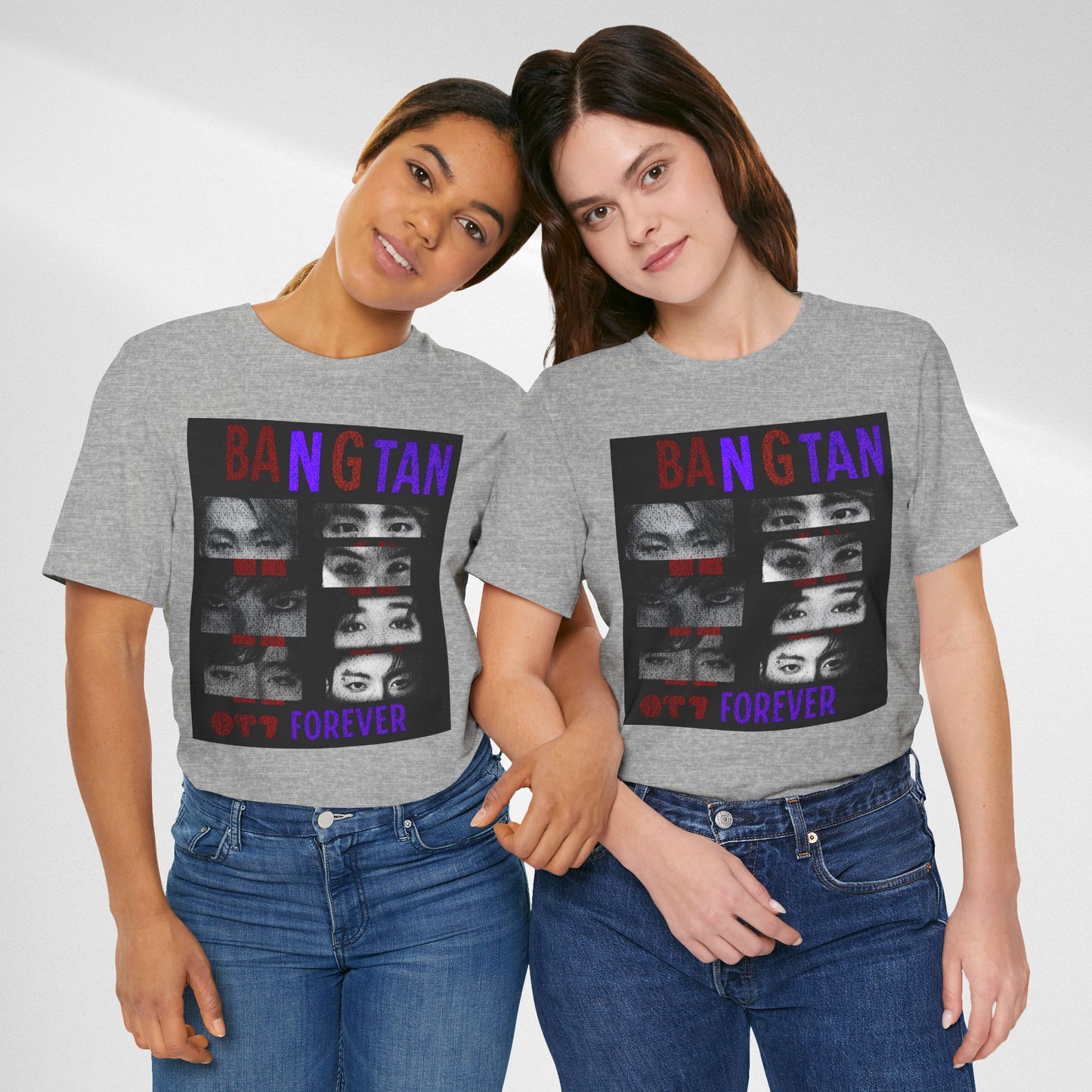 Bangtan Forever BTS Eyes Graphic Tee – K‑Pop Fan Shirt
