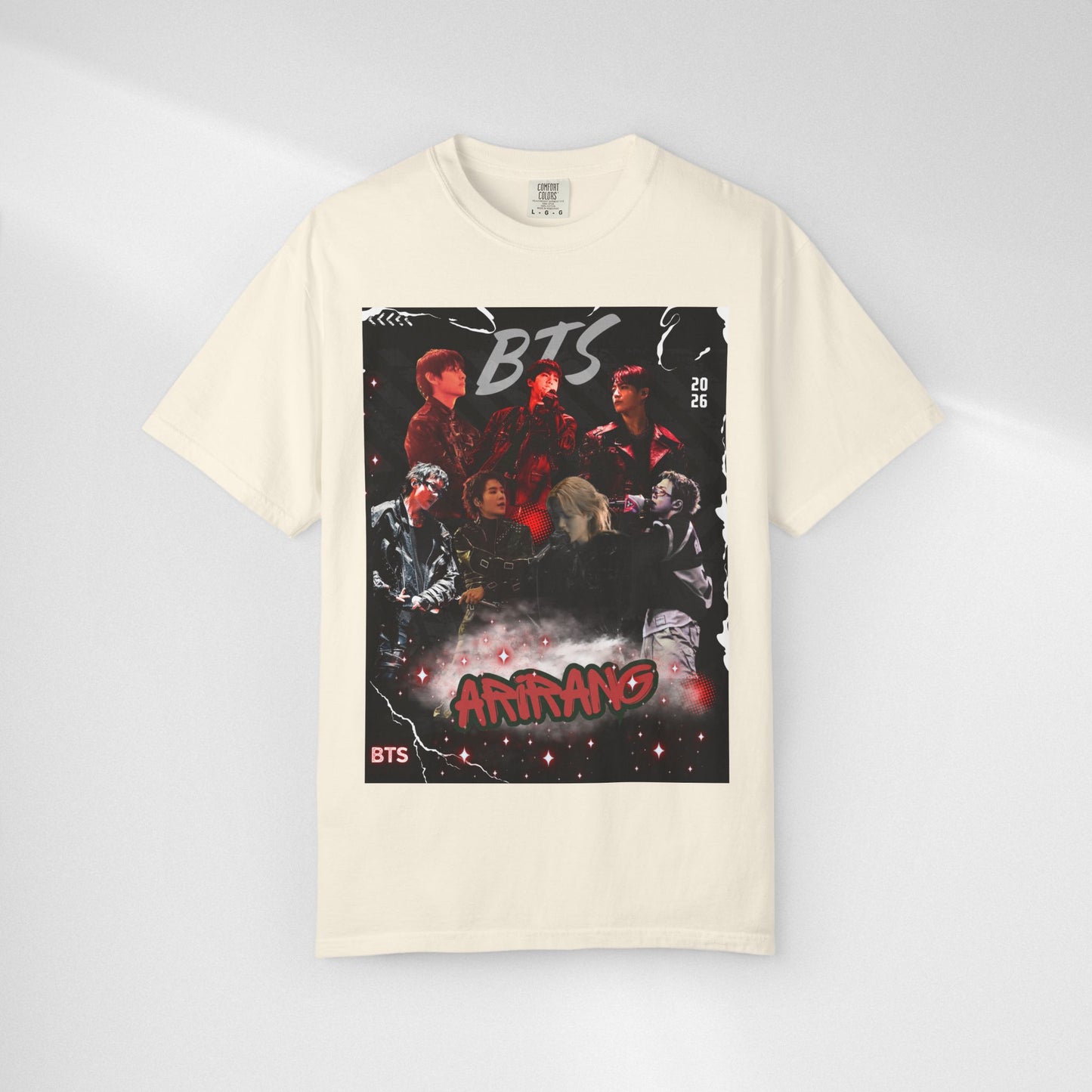 BTS ARIRANG Graphic T-Shirt — "Arirang" BTS Style Concert Tee