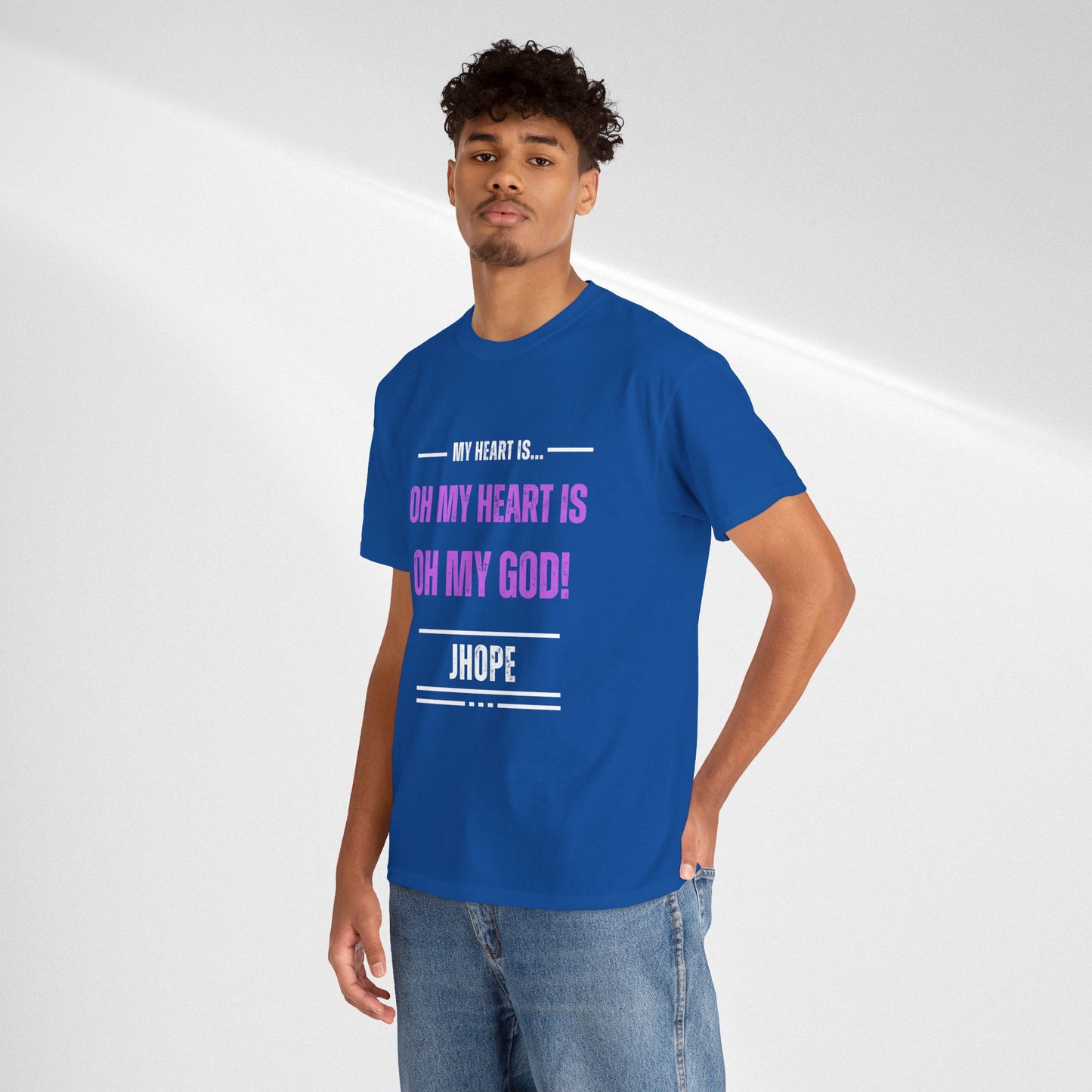 Graphic Tee — "Oh My Heart Is Oh My God!" J-Hope Fan Shirt