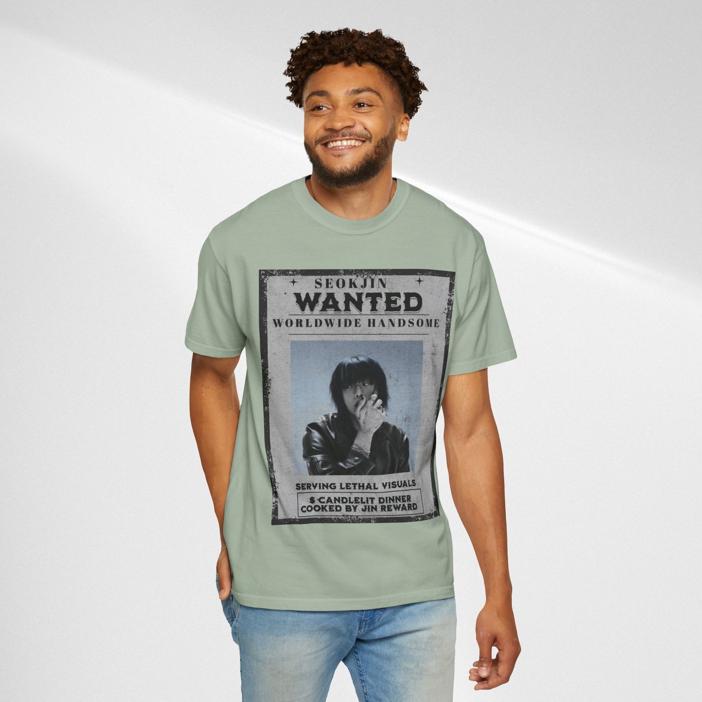 Seokjin "Wanted: Worldwide Handsome" Graphic T-Shirt