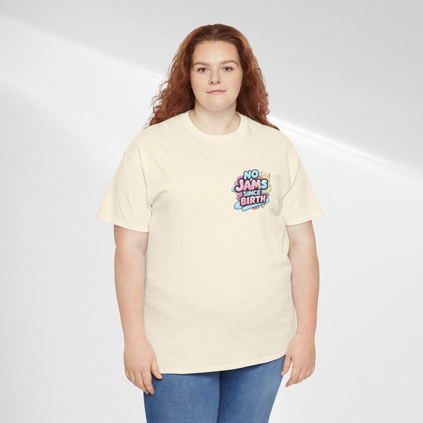 No Jams Since Birth T-Shirt — Cute Pastel Graphic Tee