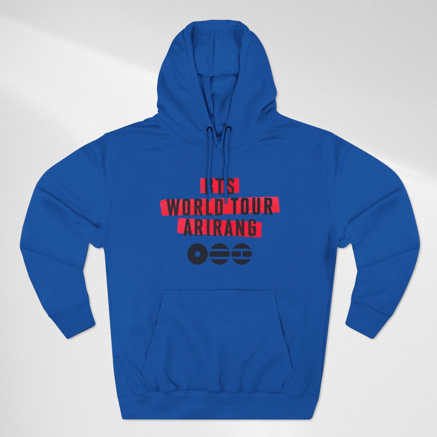 BTS World Tour Hoodie — 'Arirang' Fleece Pullover with Tour Dates