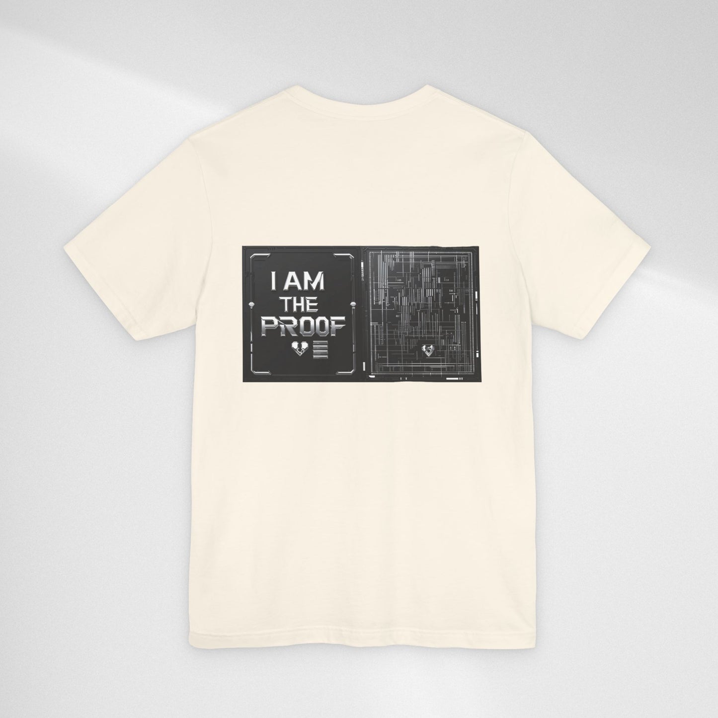 Bulletproof Vest Floral Tee — “I Am The Proof” Graphic T‑Shirt