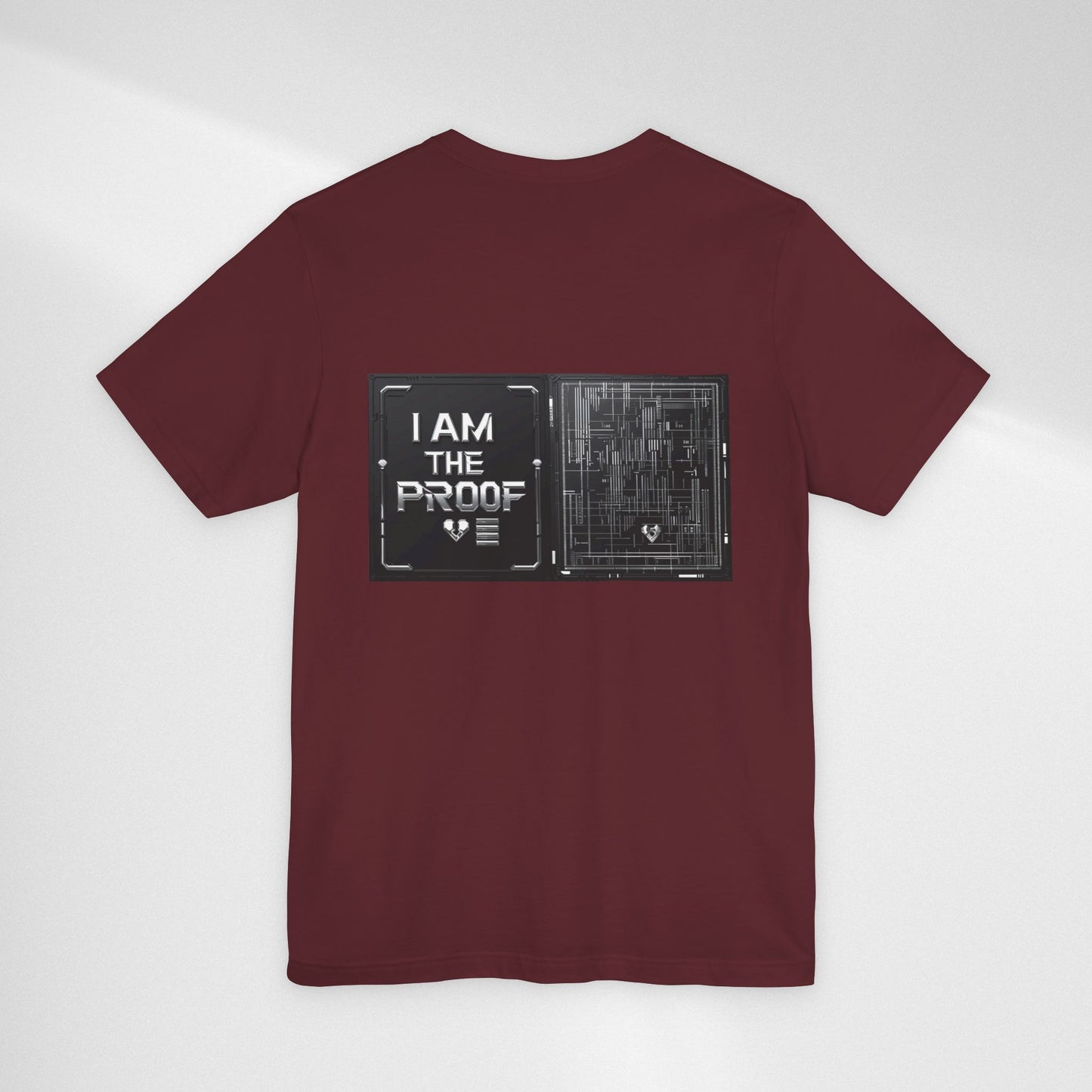 Bulletproof Vest Floral Tee — “I Am The Proof” Graphic T‑Shirt