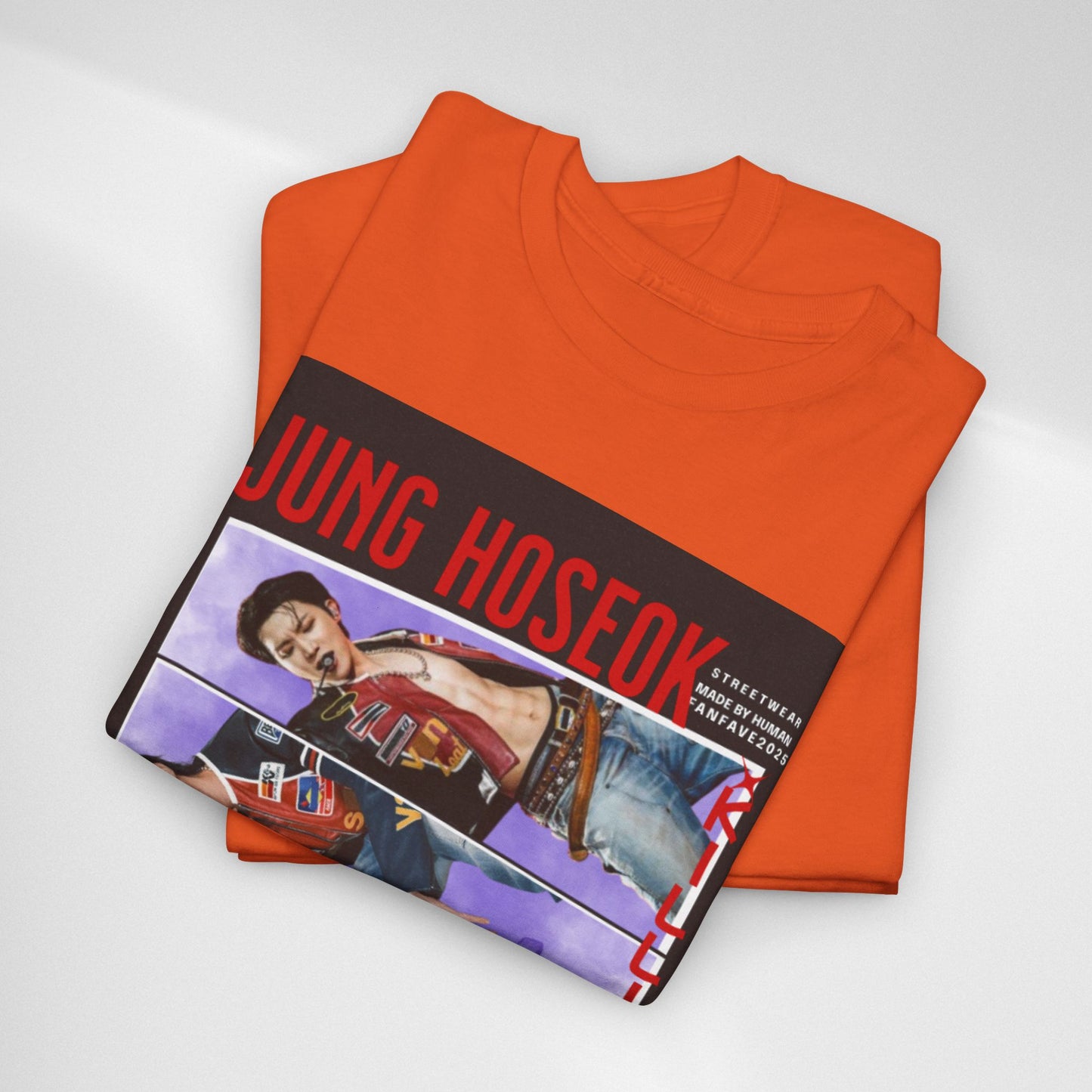 Jung Hoseok Photo Collage Tee — Retro K-Pop Fan Shirt