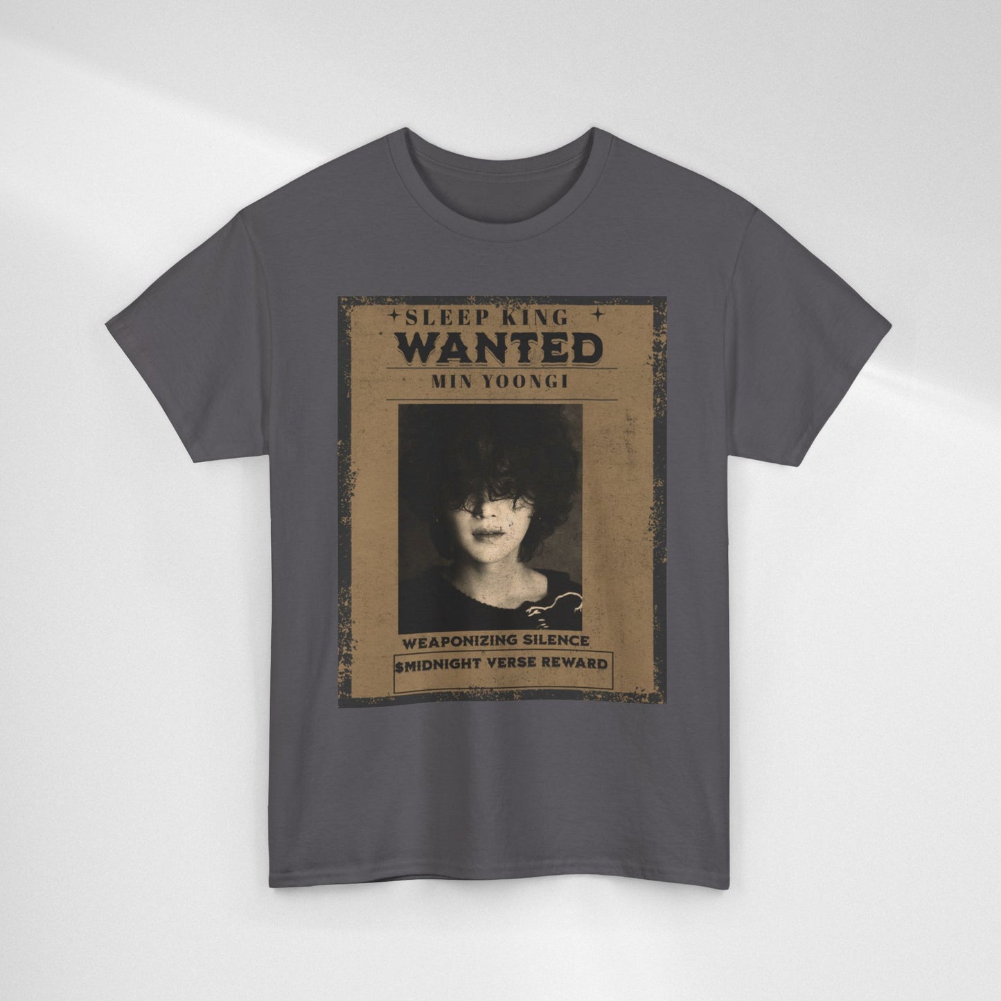 Suga Vintage “Sleeping Wanted” Retro Poster T-Shirt