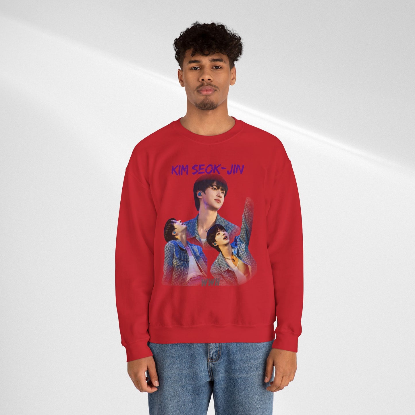 JIN Photo Collage Crewneck Sweatshirt