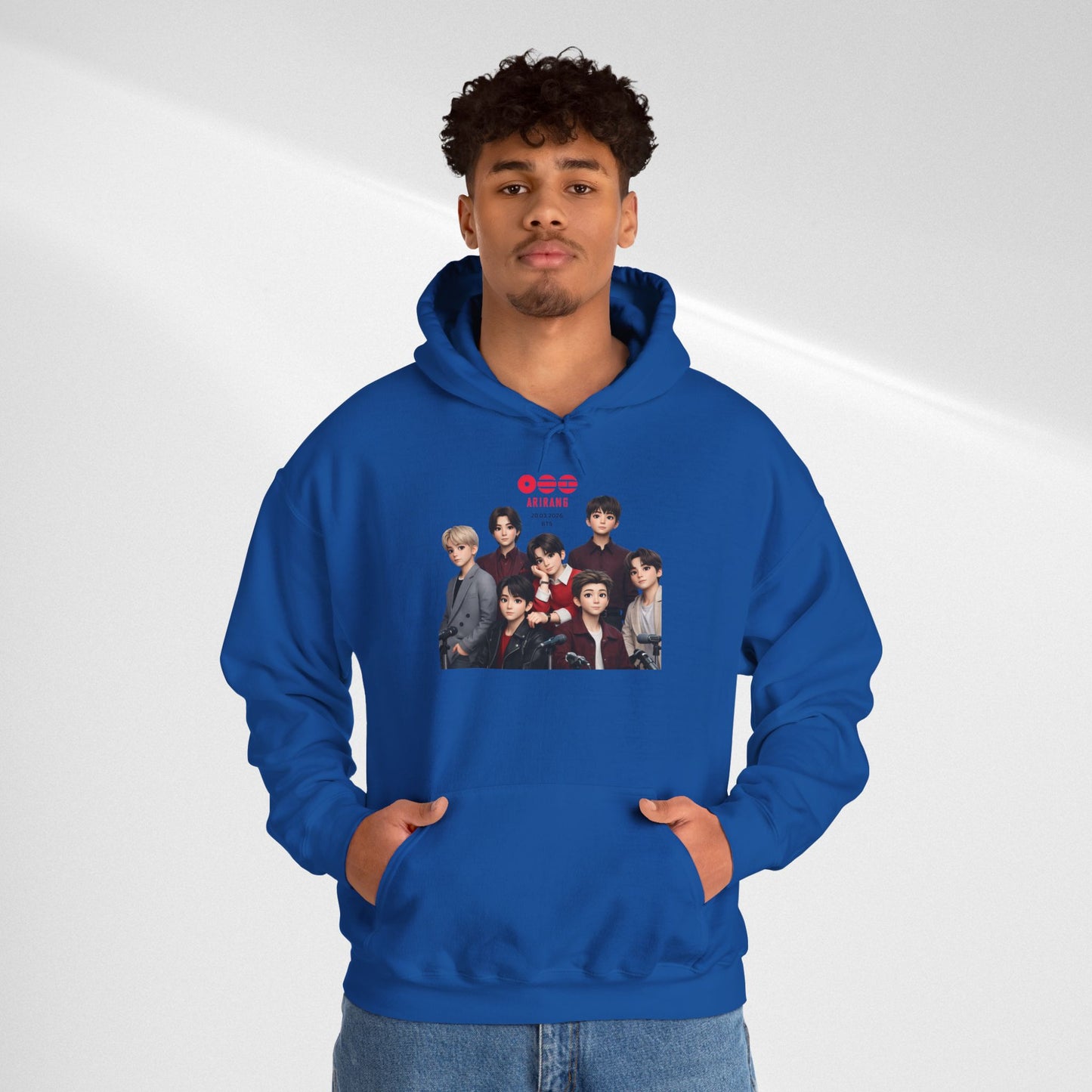 BTS Group Photo Hoodie – Korean Boy Band Pullover