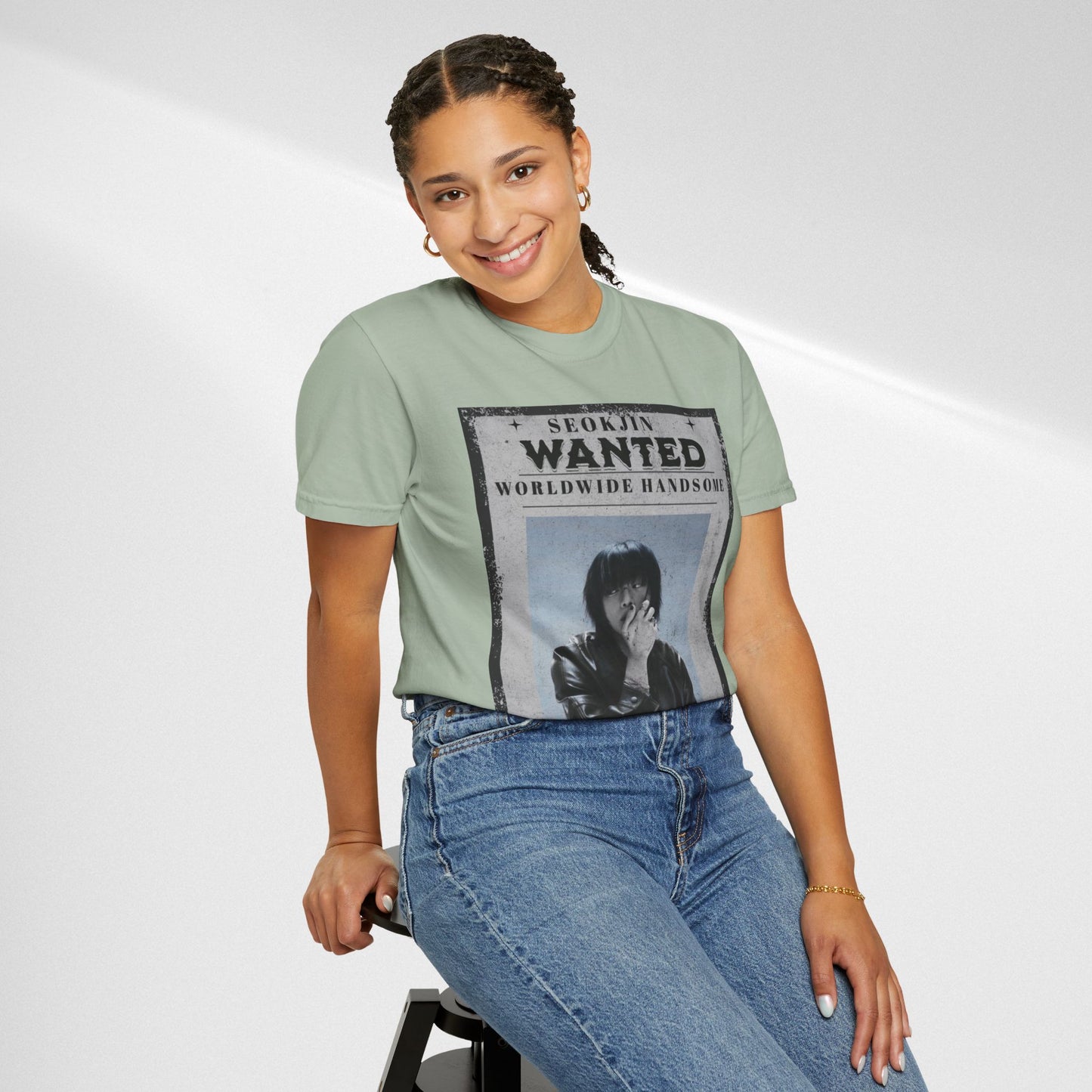 Seokjin "Wanted: Worldwide Handsome" Graphic T-Shirt